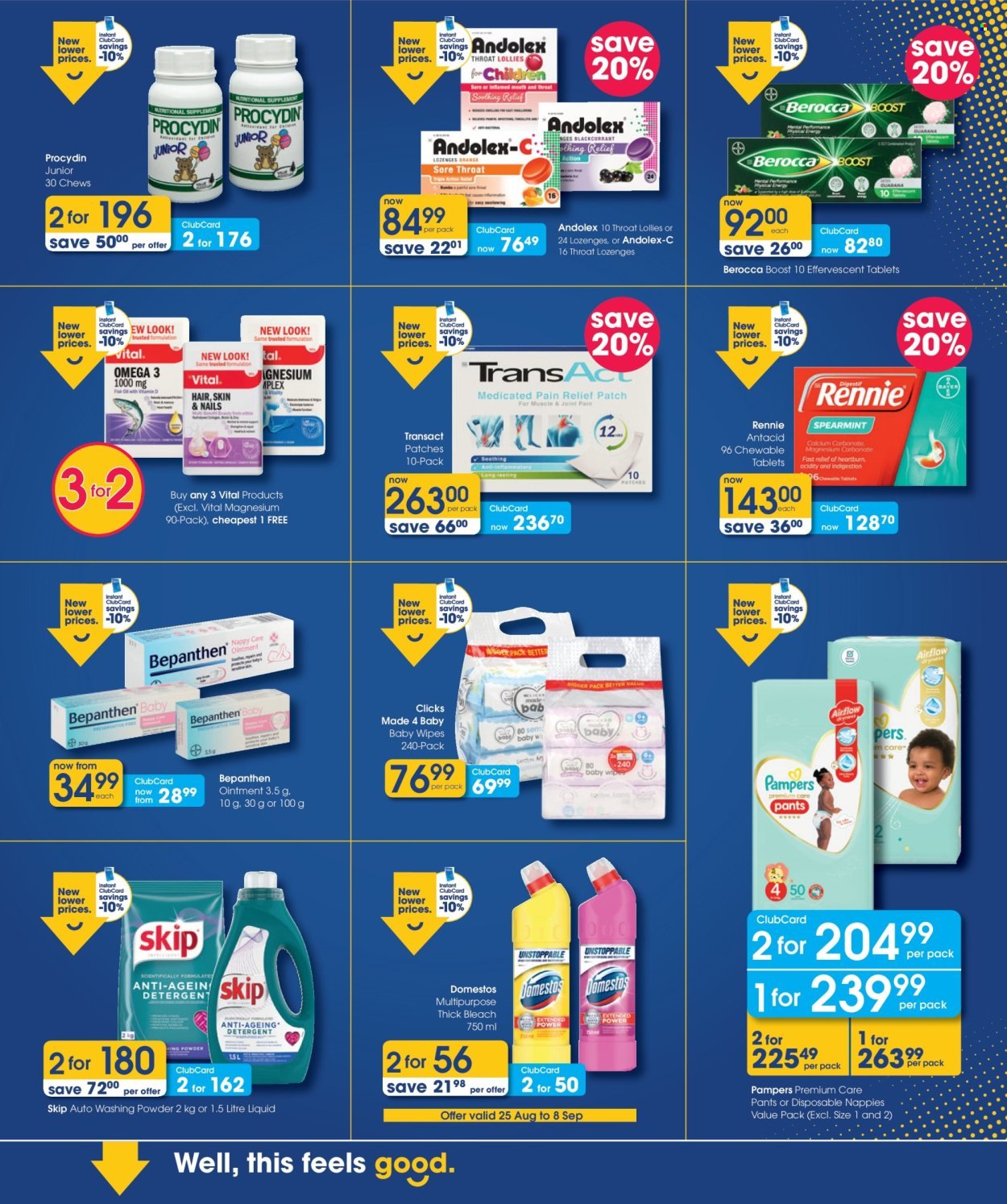 CLICKS specials - From Tuesday 25 Aug 2026