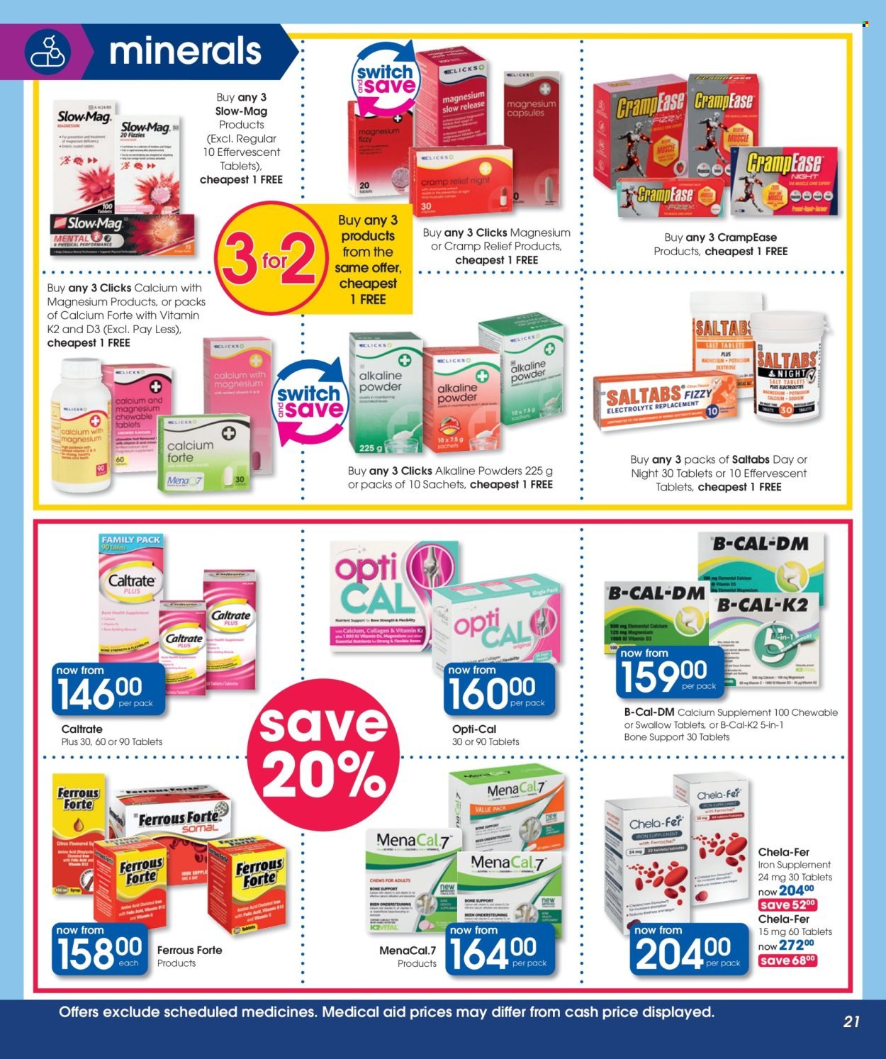 CLICKS specials - From Tuesday 25 Aug 2026