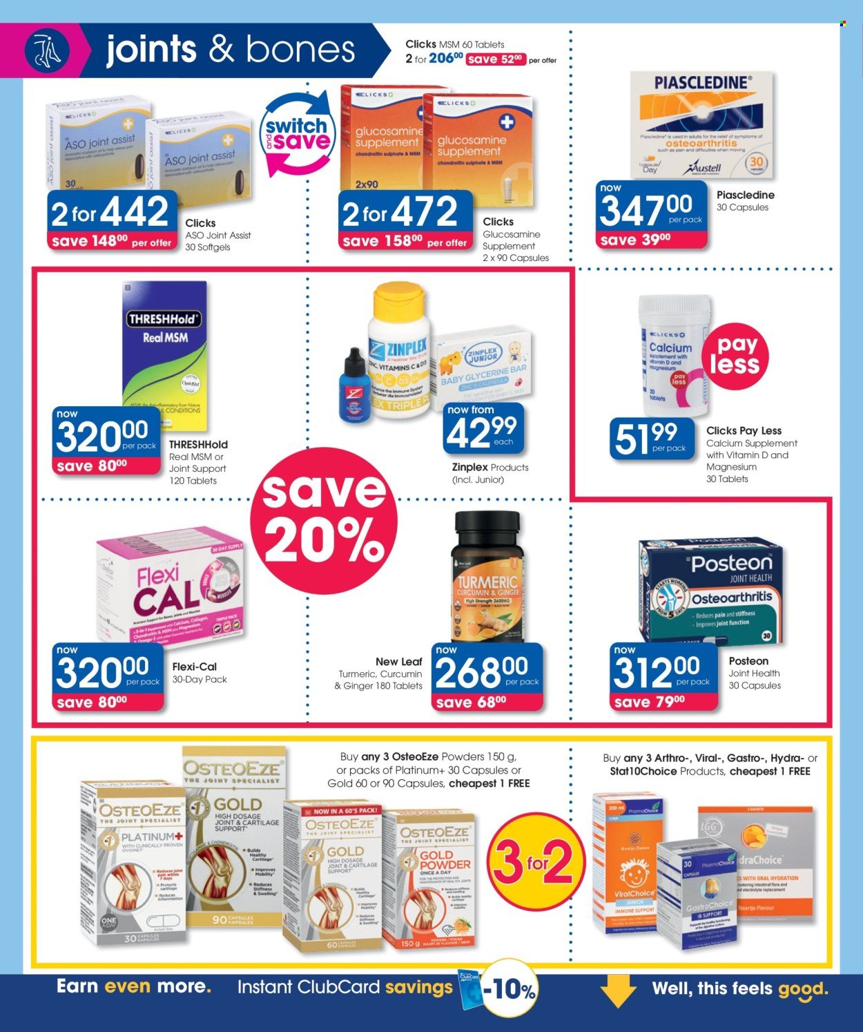 CLICKS specials - From Tuesday 25 Aug 2026
