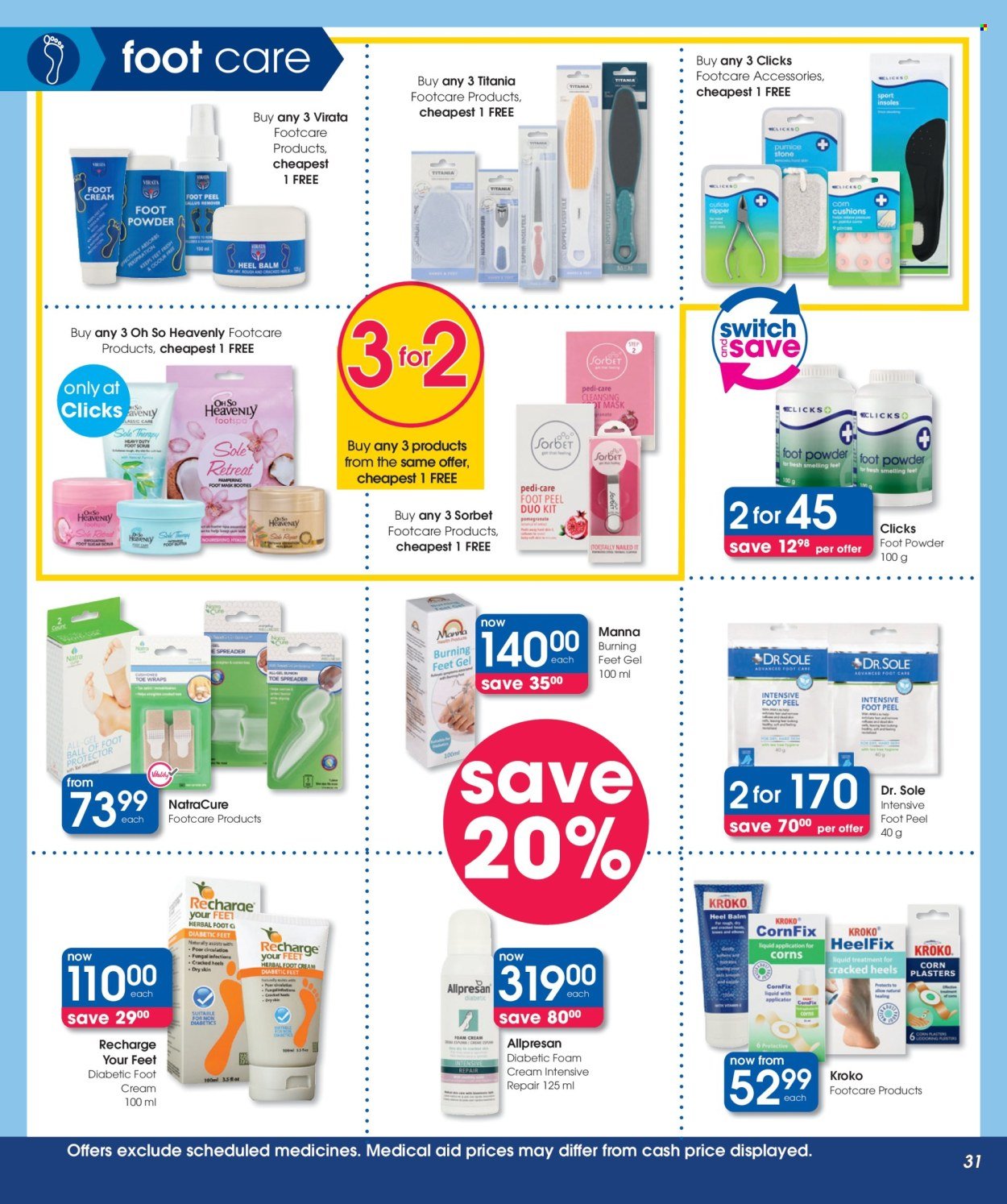CLICKS specials - From Tuesday 25 Aug 2026