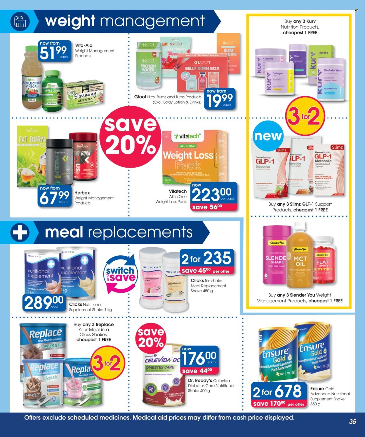 CLICKS specials - From Tuesday 25 Aug 2026