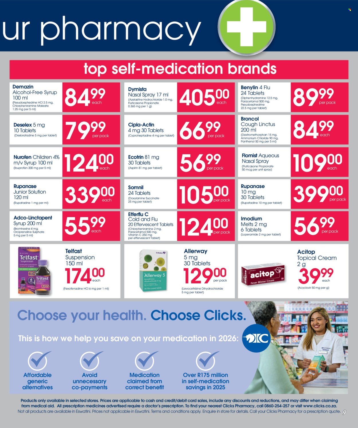 CLICKS specials - From Tuesday 25 Aug 2026