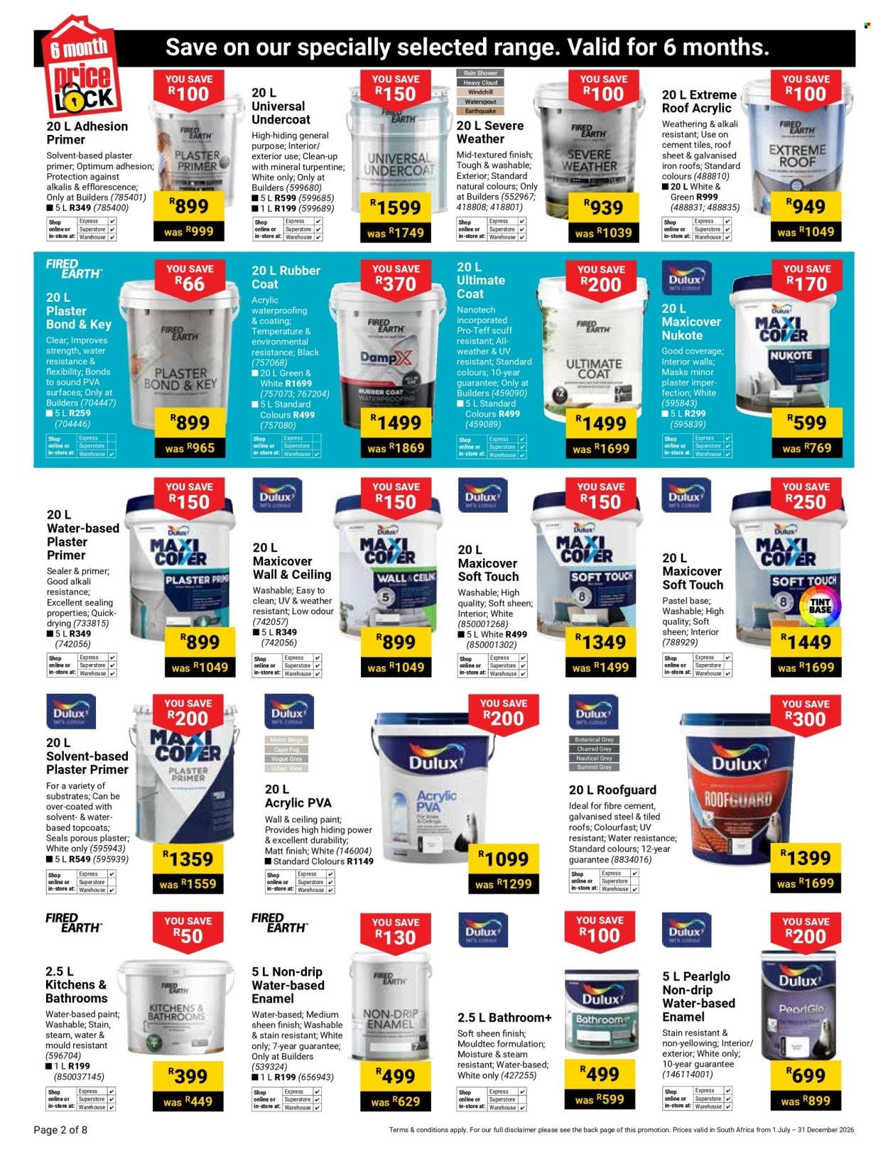 BUILDERS specials - Price Lock Catalogue