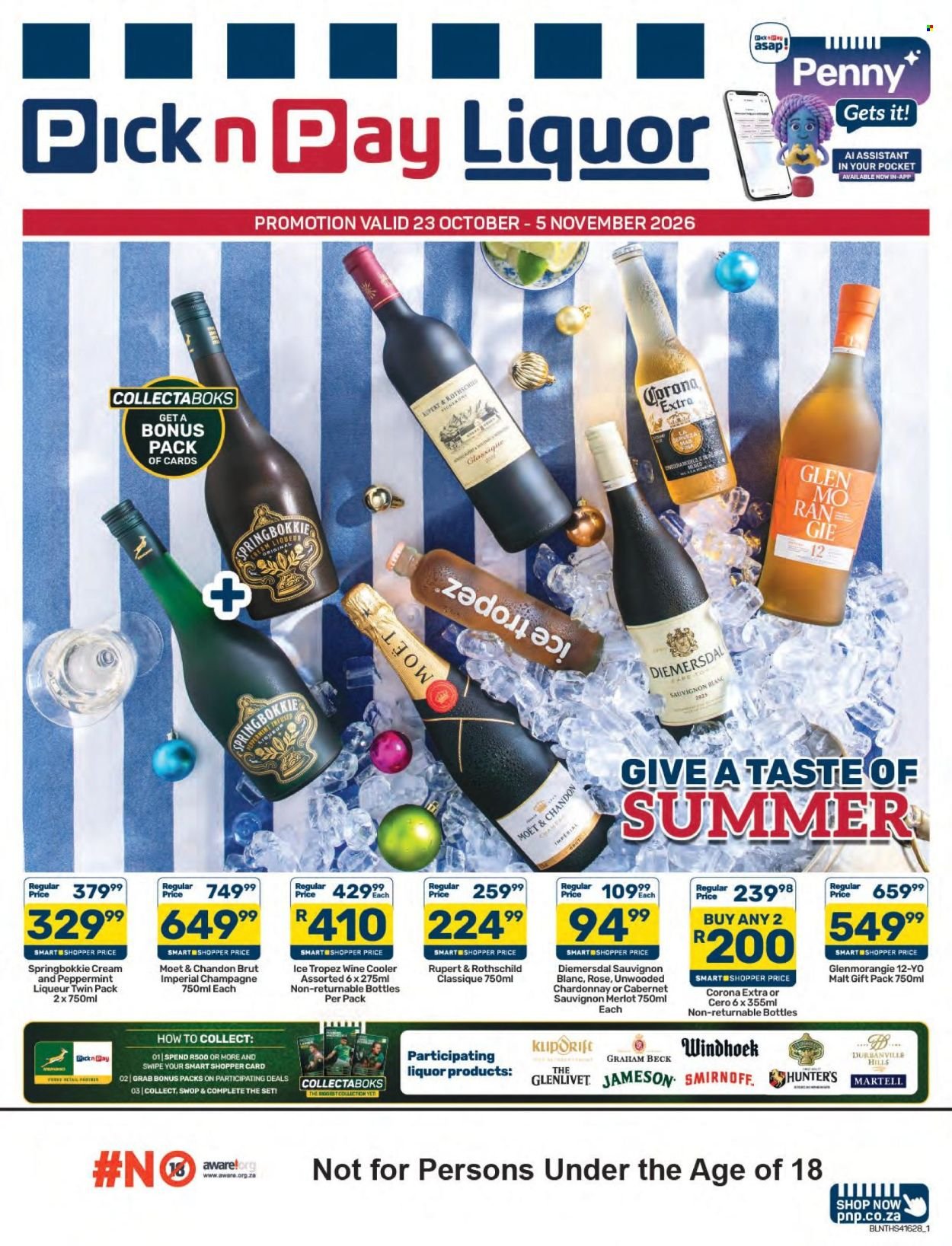 PICK N PAY specials - Liquor Specials
