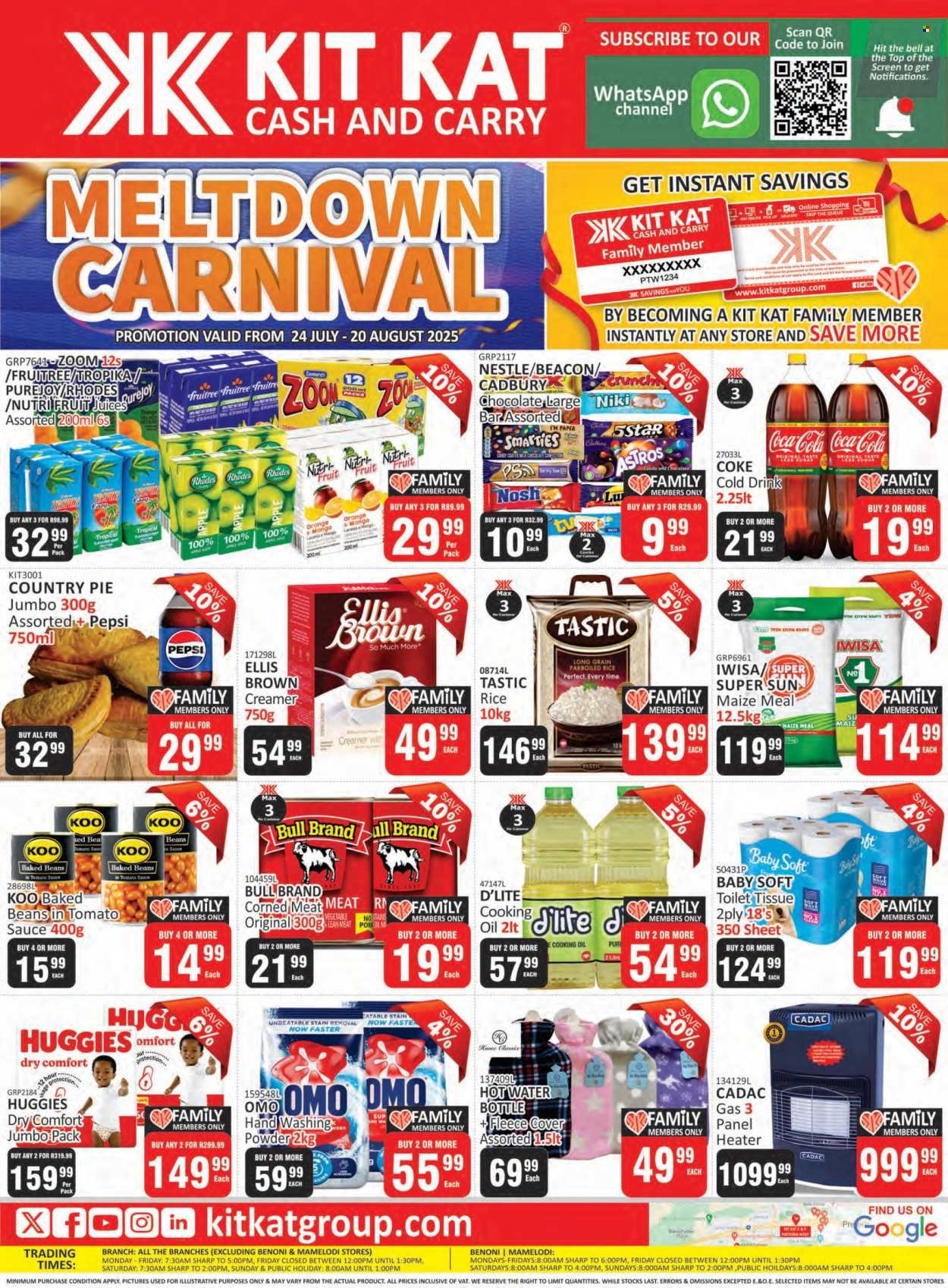 KIT KAT CASH & CARRY specials - Meltdown Carnival Leaflet Promotion (2025-07-24 - 2025-08-20) | 1