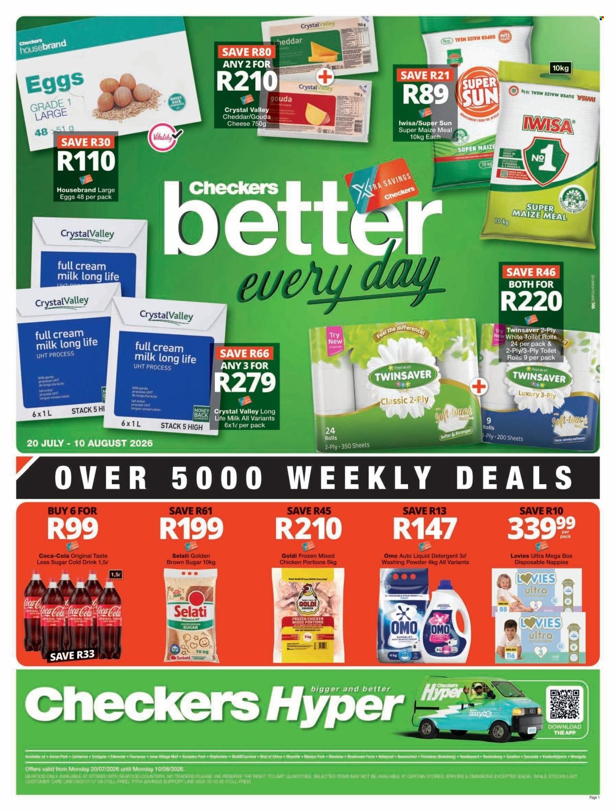 CHECKERS specials - July Month-End Promotion