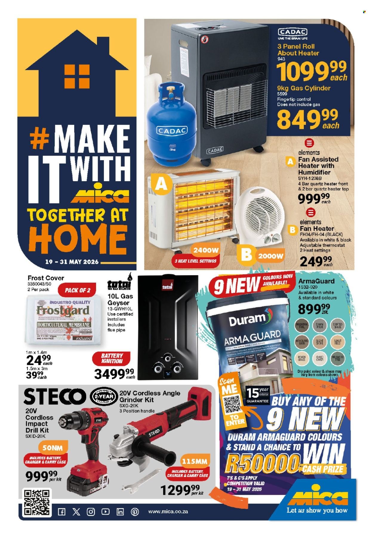 MICA specials - From Tuesday 19 May 2026