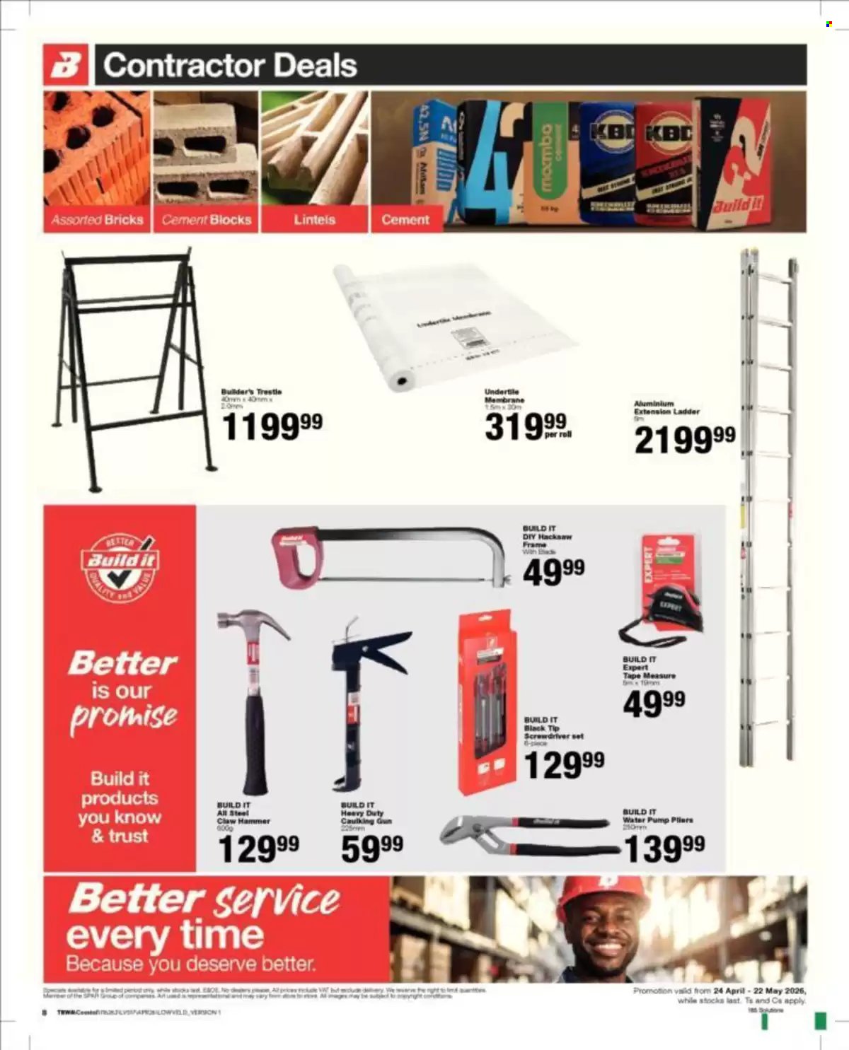 BUILD IT specials - From Friday 24 Apr 2026 (2026-04-24 - 2026-05-22) | 8