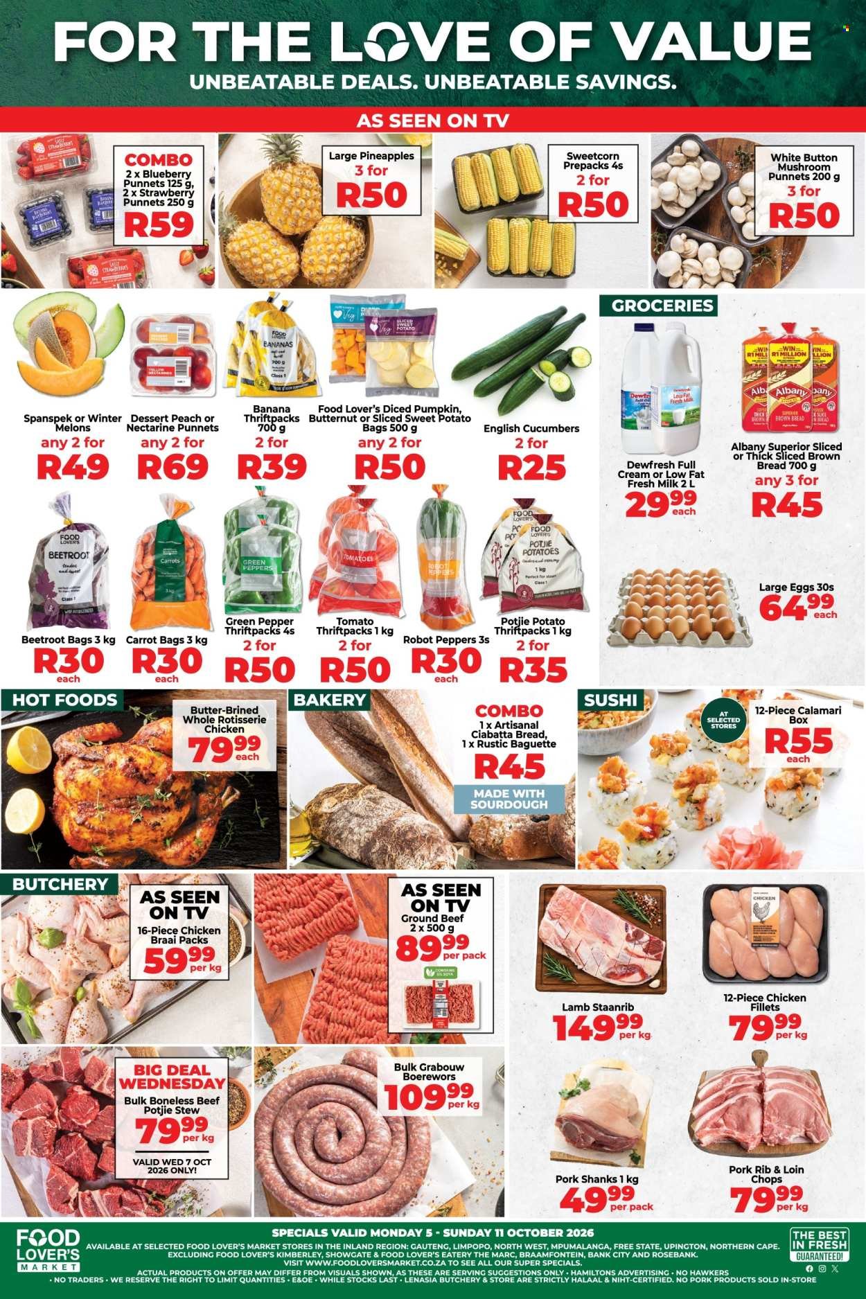 FOOD LOVER'S MARKET specials - From Monday 5 Oct 2026