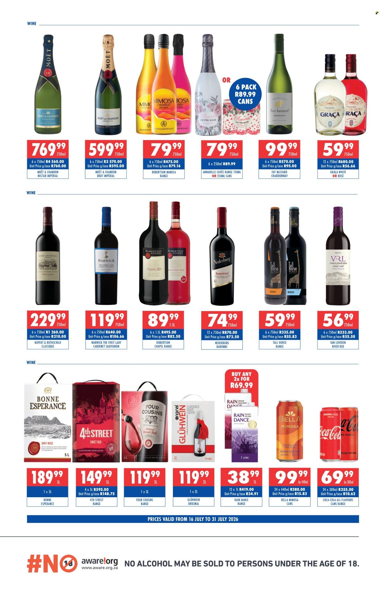 ULTRA LIQUORS specials - From Thursday 16 Jul 2026