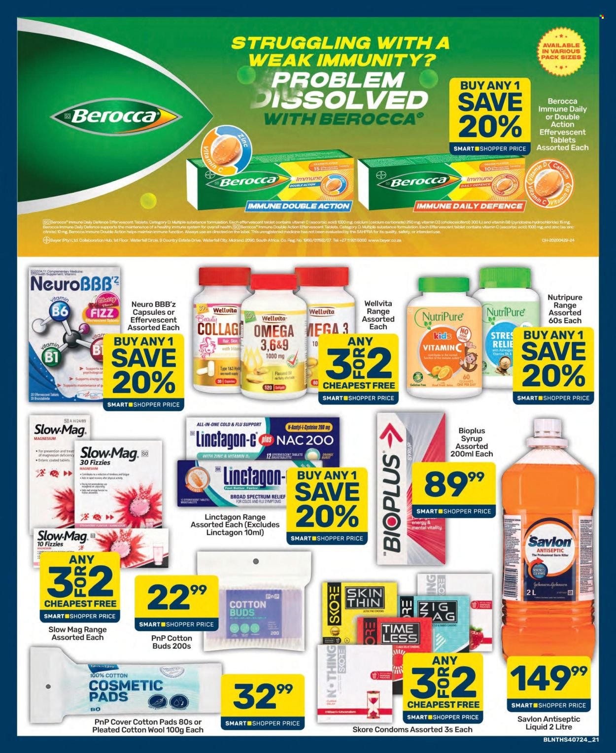 PICK N PAY specials - Health & Beauty Specials