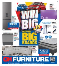 OK FURNITURE specials - From Monday 23 Mar 2026 (2026-03-23 - 2026-04-05)