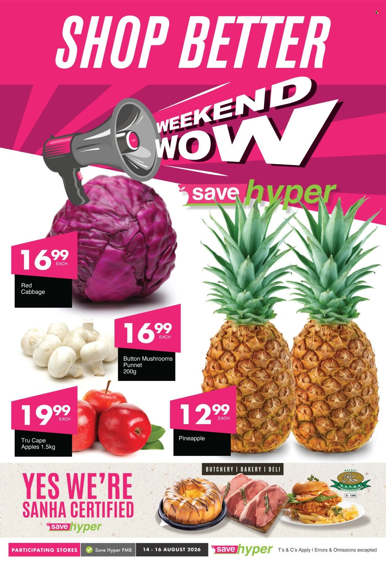 SAVE specials - From Friday 14 Aug 2026