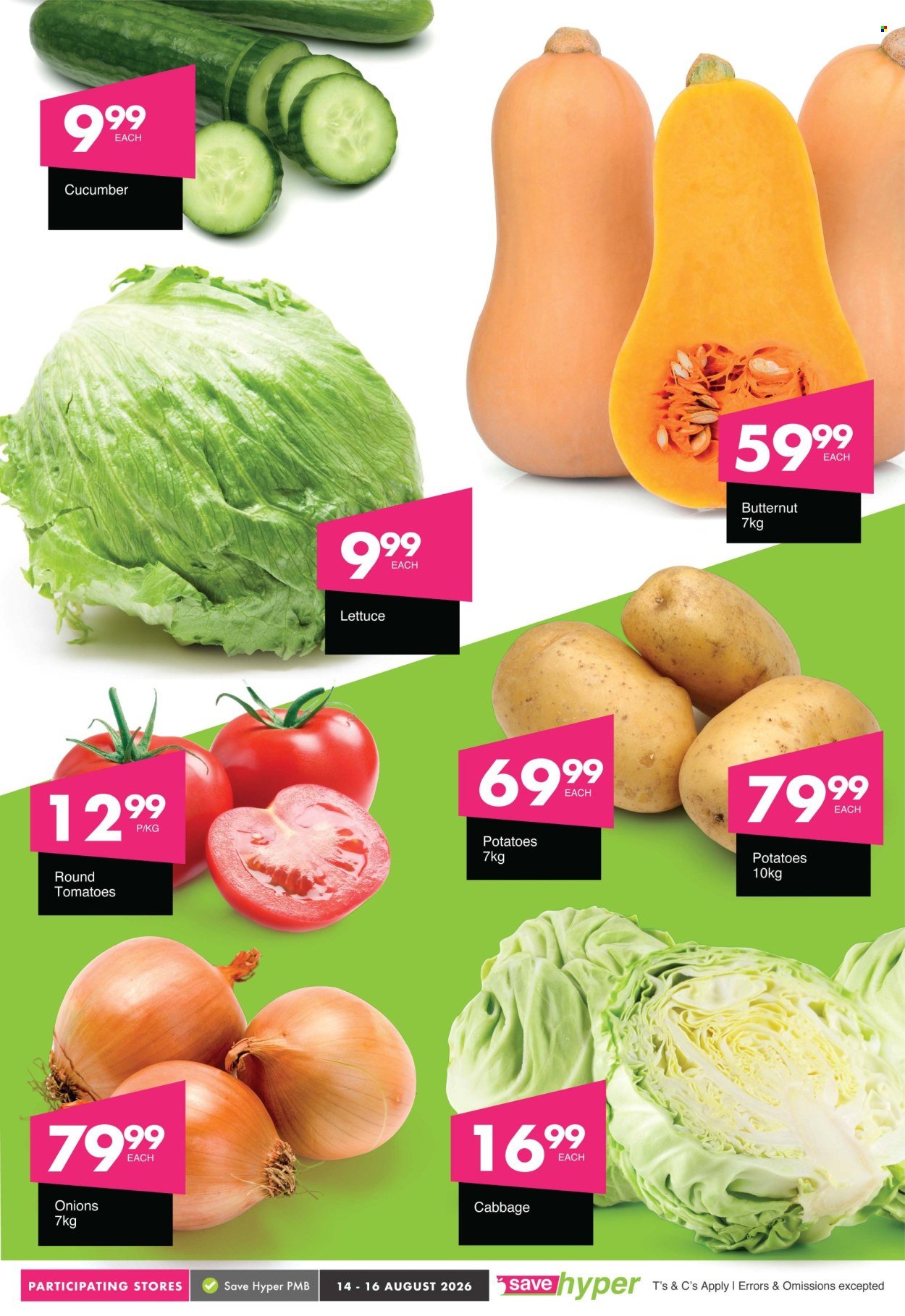 SAVE specials - From Friday 14 Aug 2026