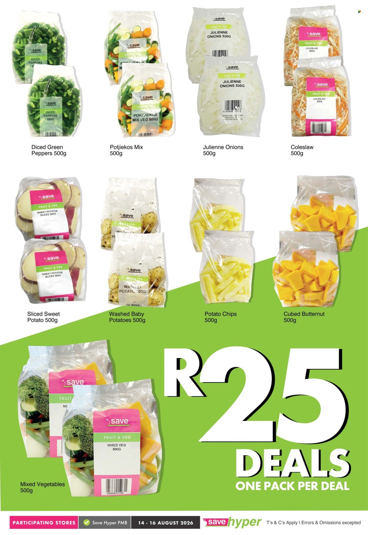 SAVE specials - From Friday 14 Aug 2026