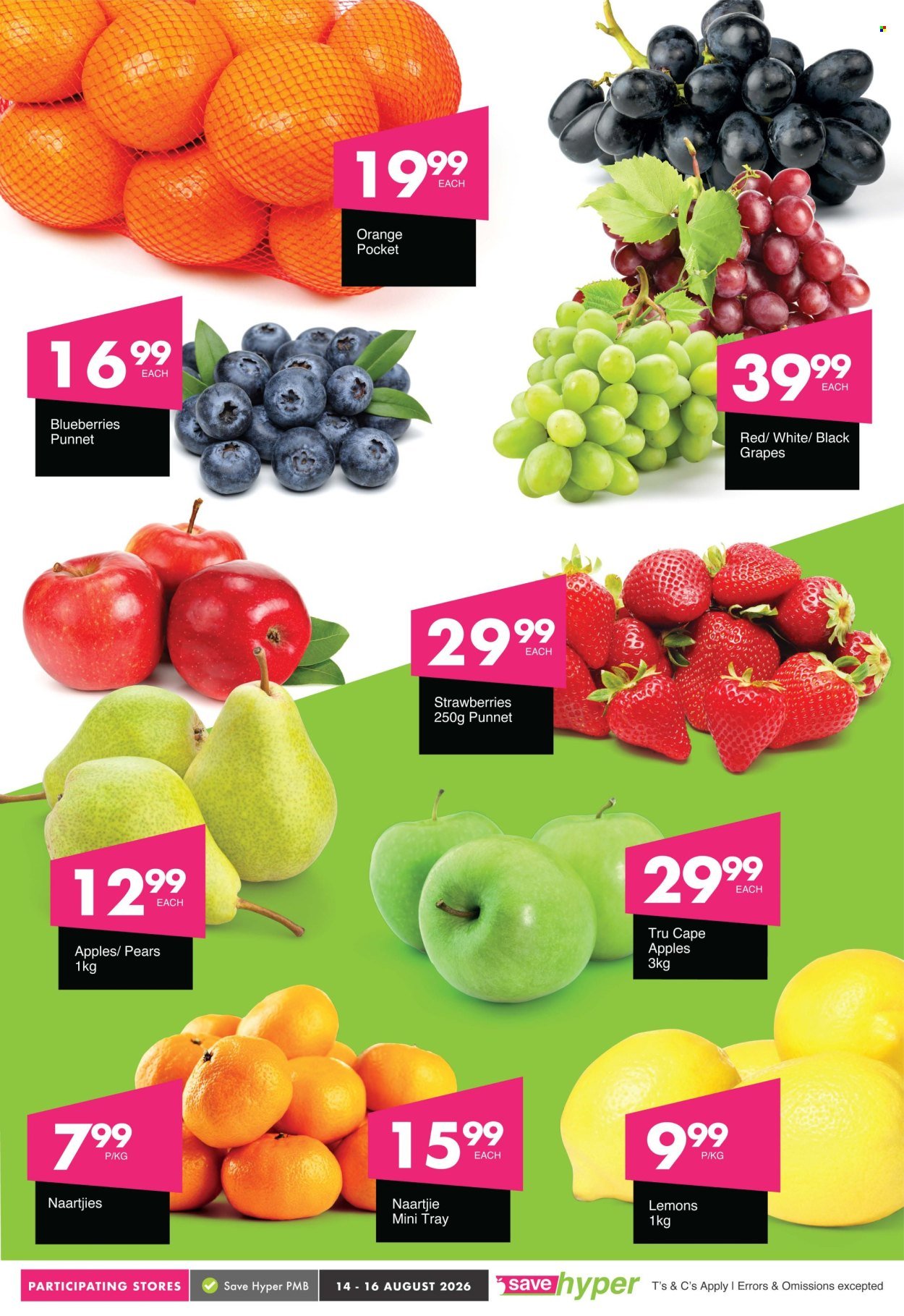 SAVE specials - From Friday 14 Aug 2026