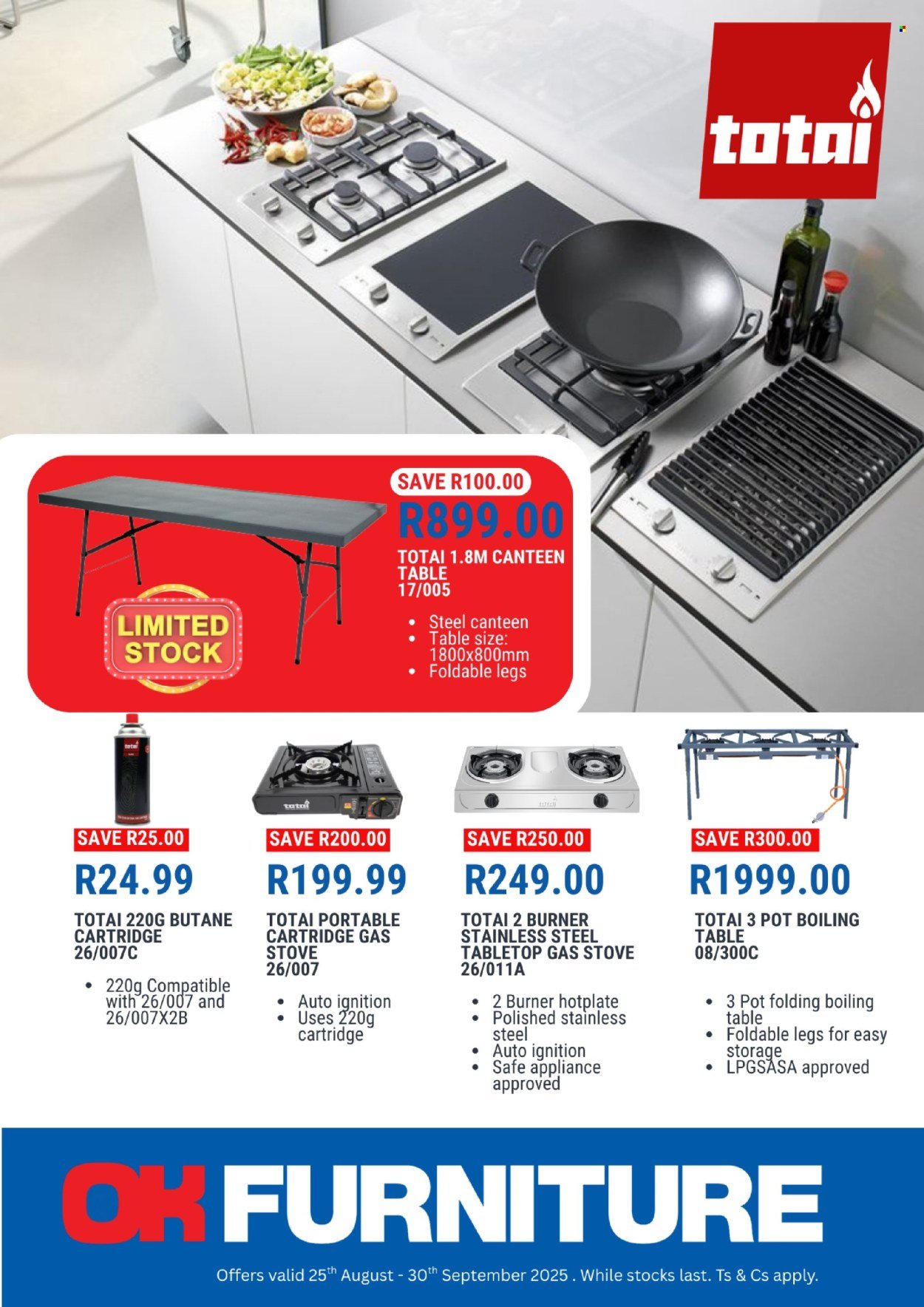 OK FURNITURE specials - From Monday 25 Aug 2025 (2025-08-25 - 2025-09-30) | 1