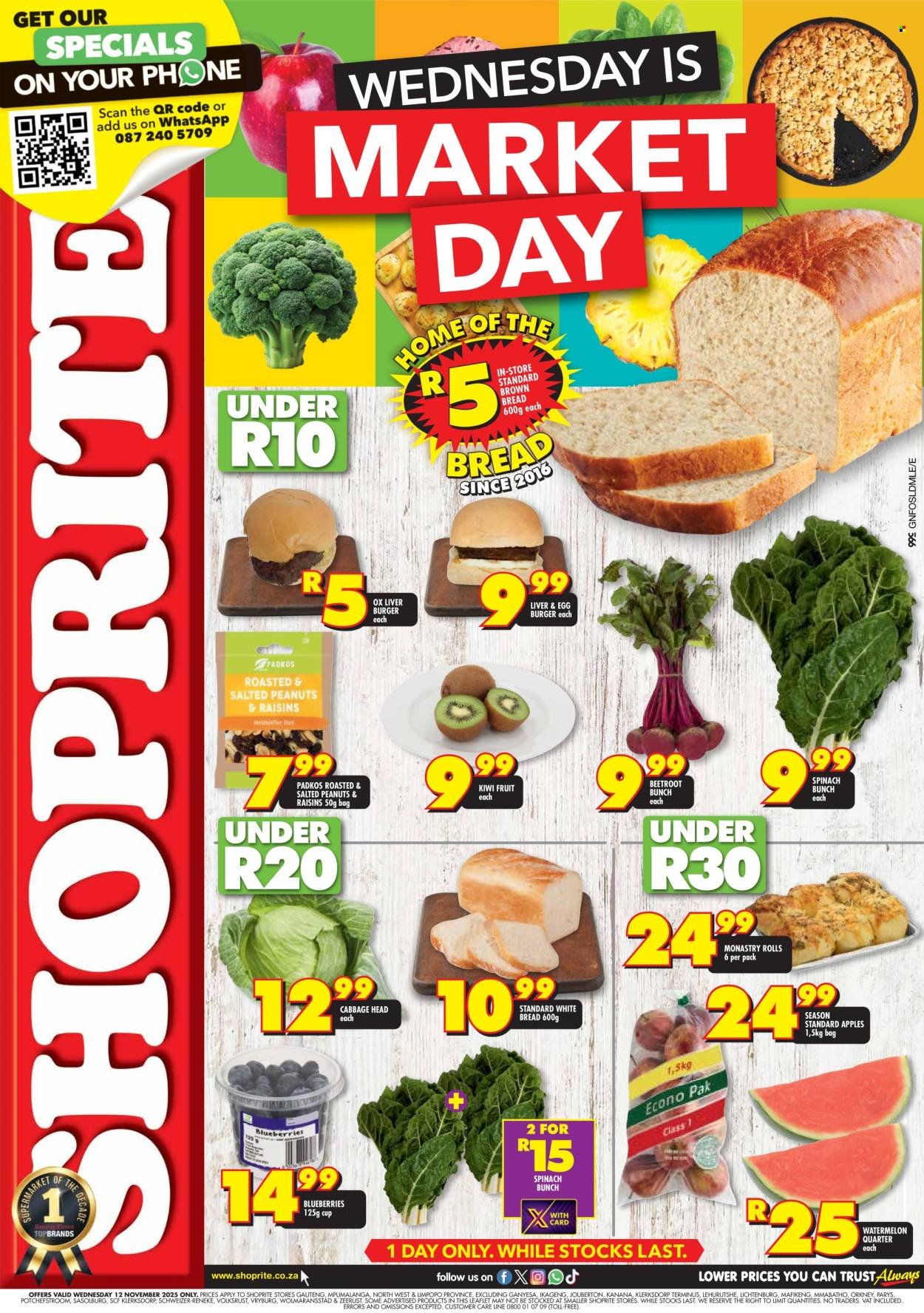 SHOPRITE specials - Market Day Deals (2025-11-12 - 2025-11-12) | 1