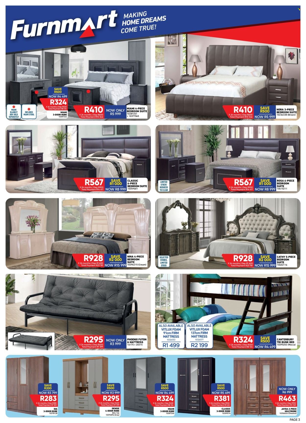 FURNMART specials - From Monday 13 Jul 2026
