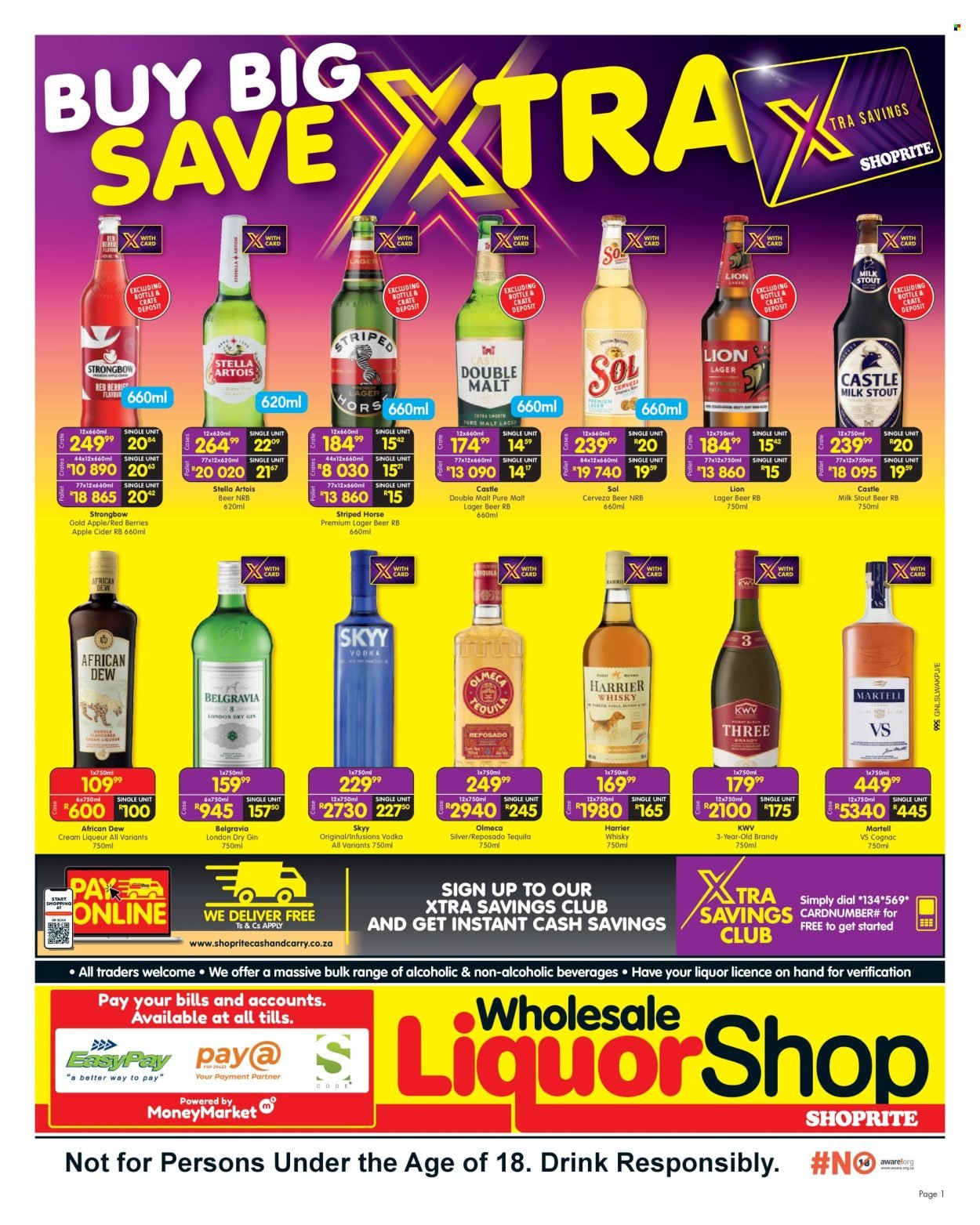 SHOPRITE specials - Wholesale LiquorShop Savings Selected Stores