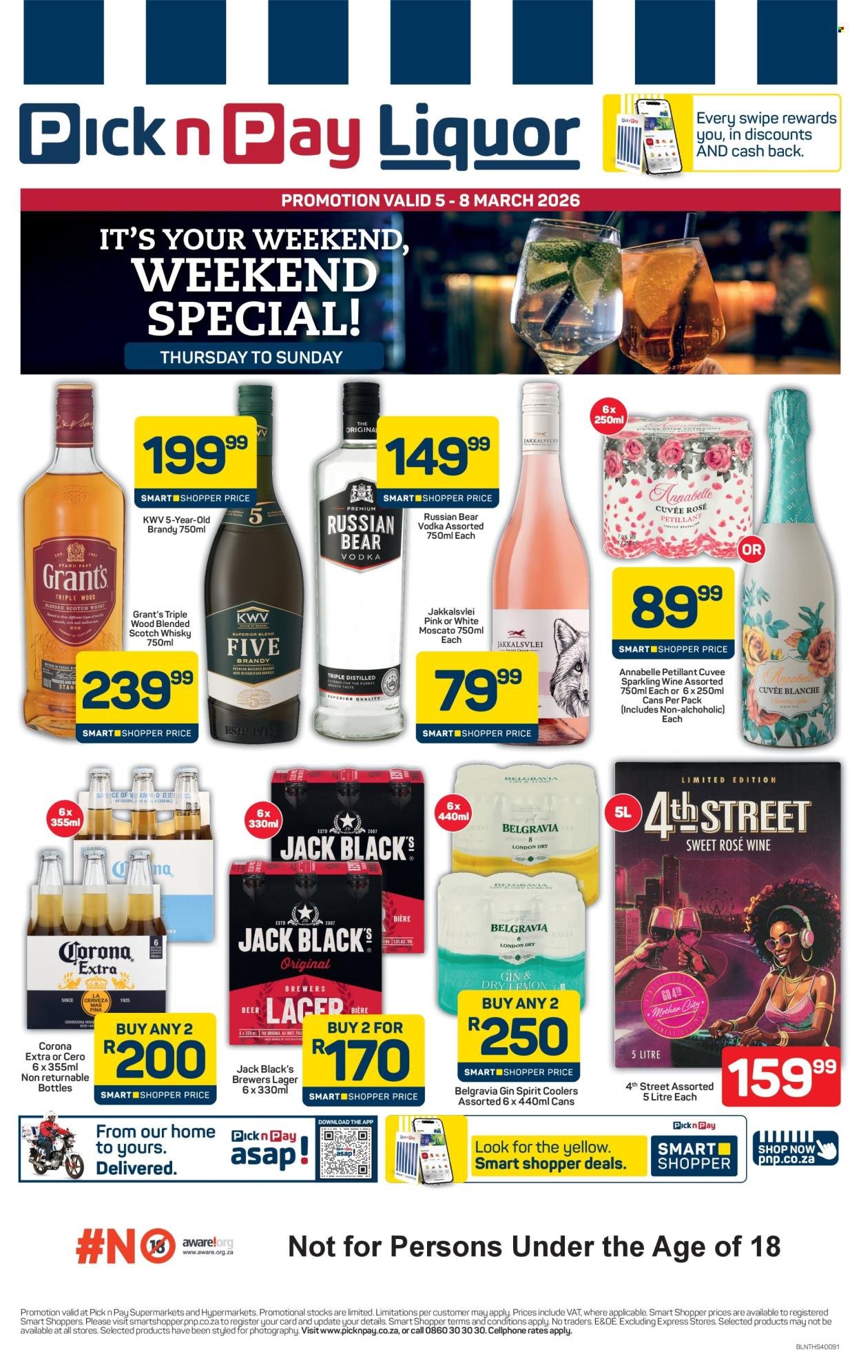 PICK N PAY specials - Weekend Liquor Specials (2026-03-05 - 2026-03-08) | 1