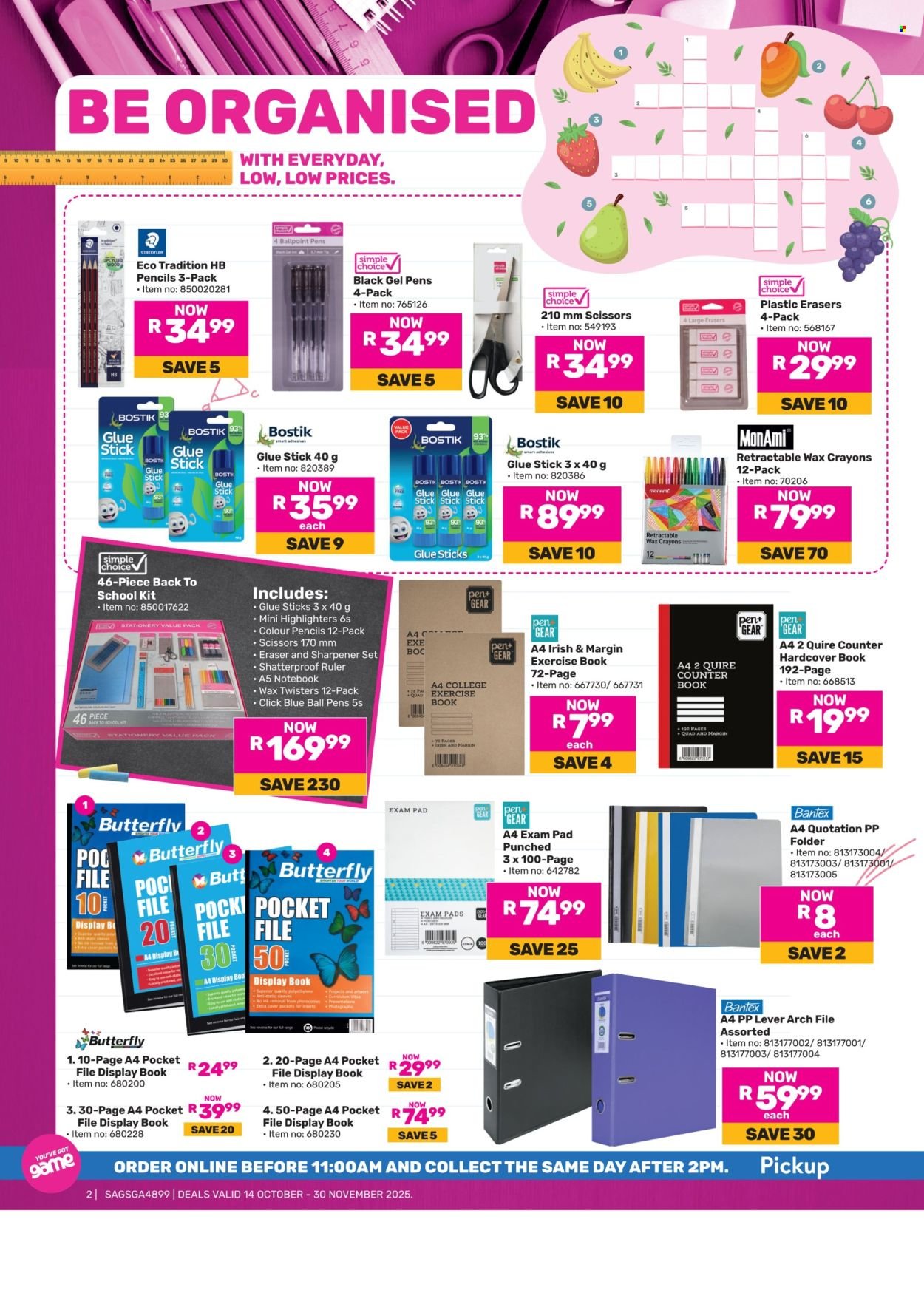 GAME specials - Back To School (2025-10-14 - 2025-10-30) | 2