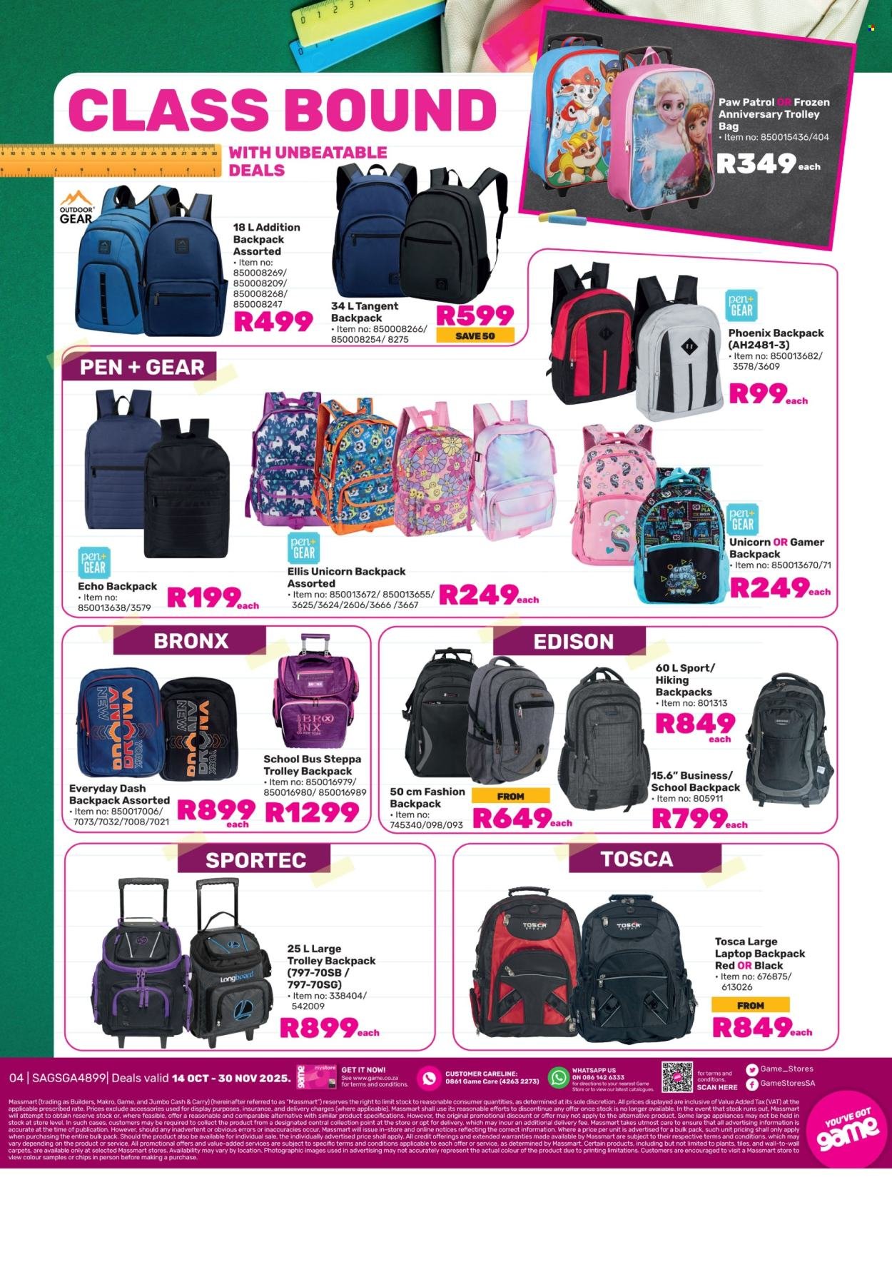 GAME specials - Back To School (2025-10-14 - 2025-10-30) | 4
