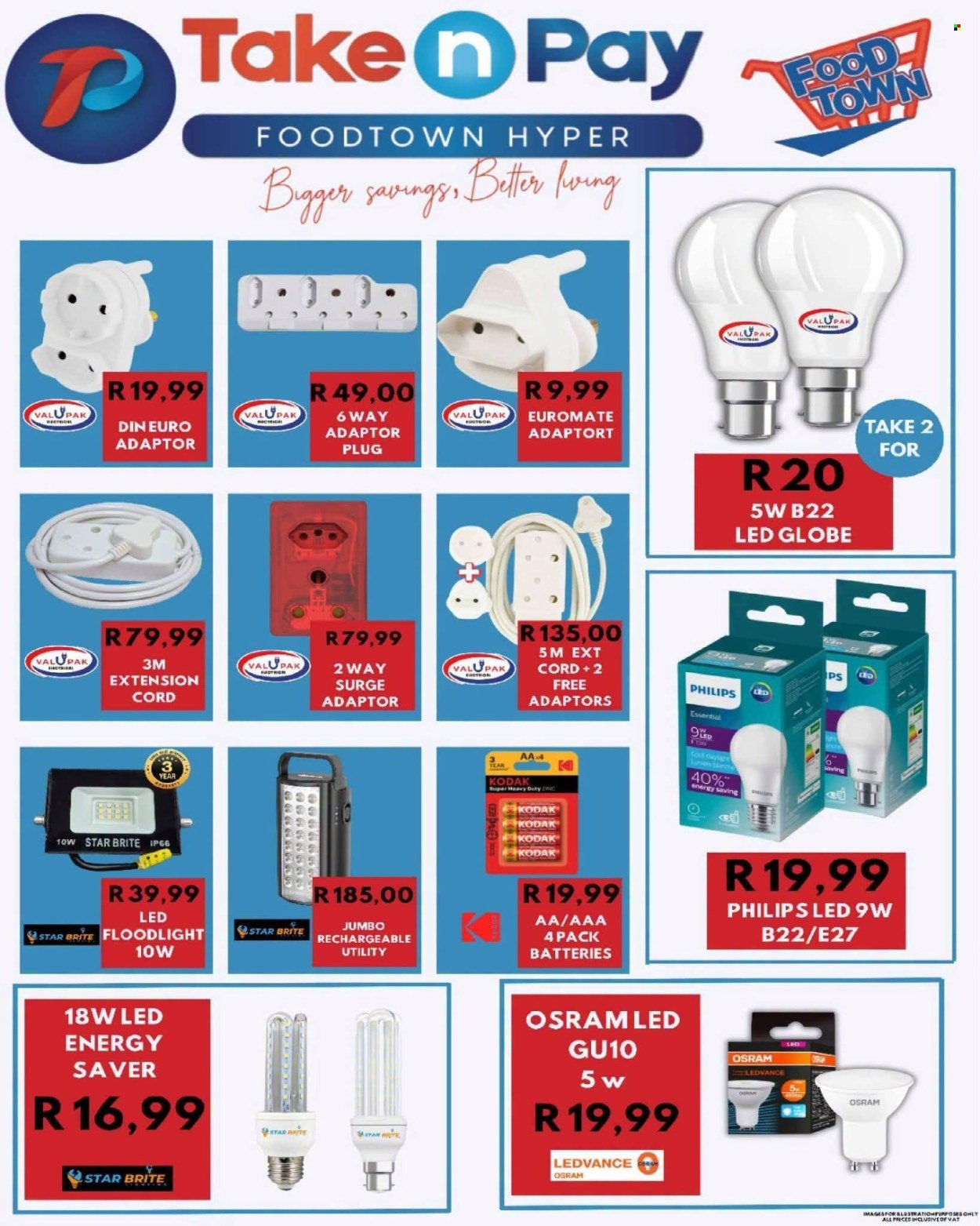 TAKE N PAY specials - August 2026