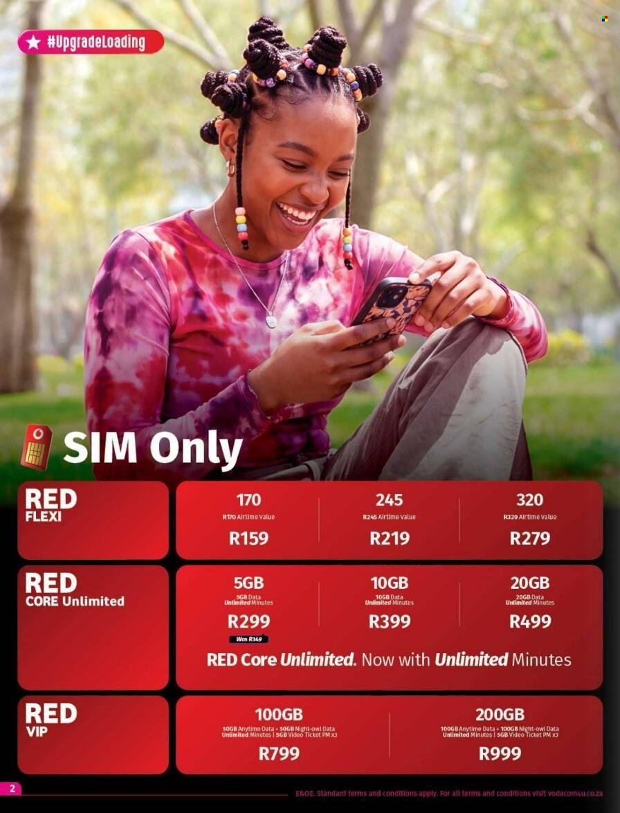 VODACOM specials - From Wednesday 7 Oct 2026