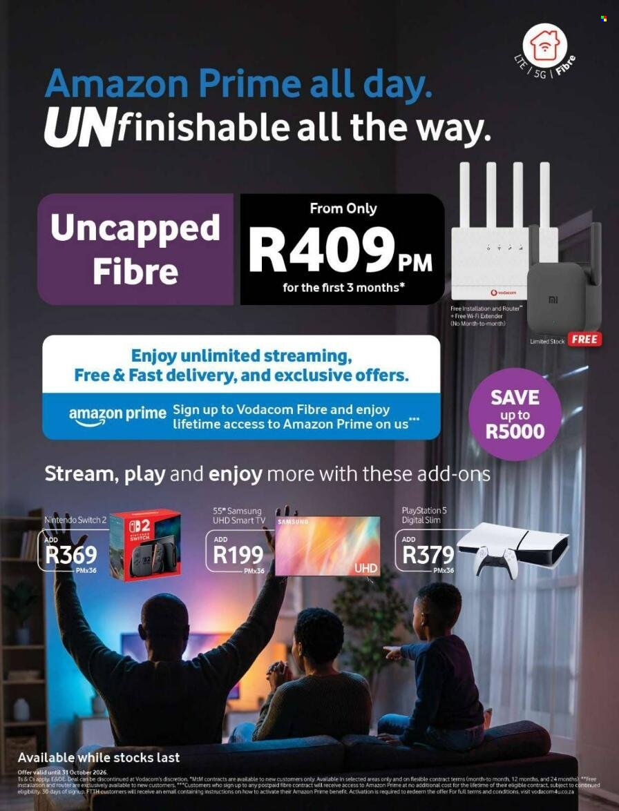 VODACOM specials - From Wednesday 7 Oct 2026