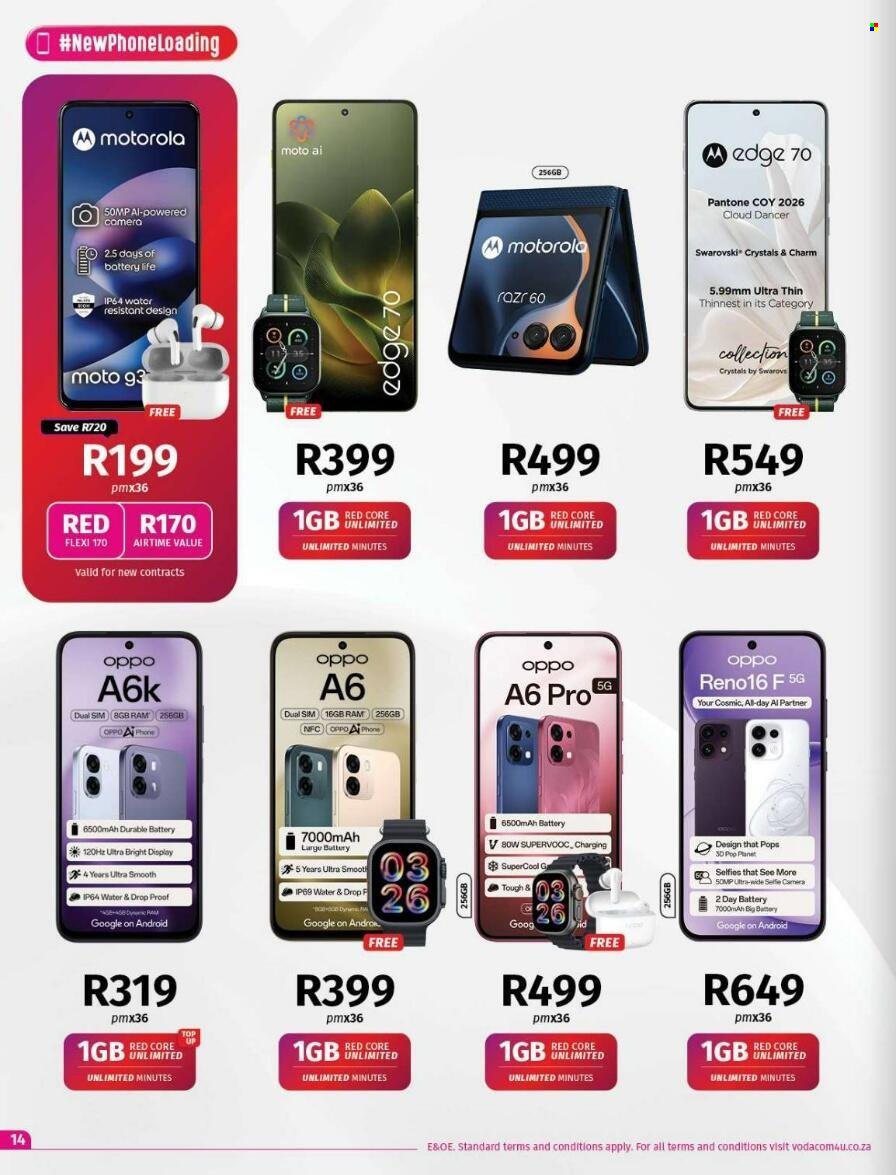 VODACOM specials - From Wednesday 7 Oct 2026