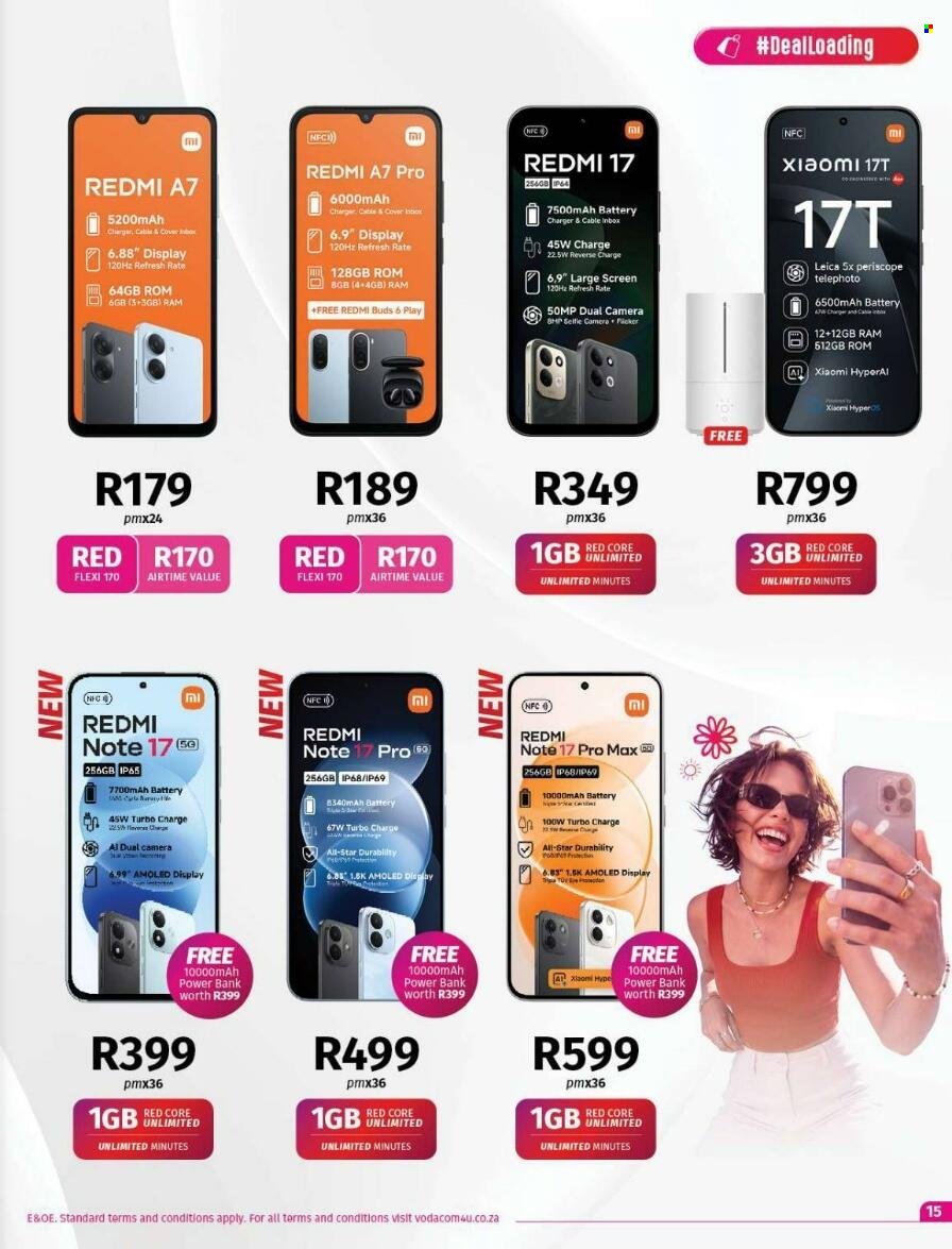 VODACOM specials - From Wednesday 7 Oct 2026