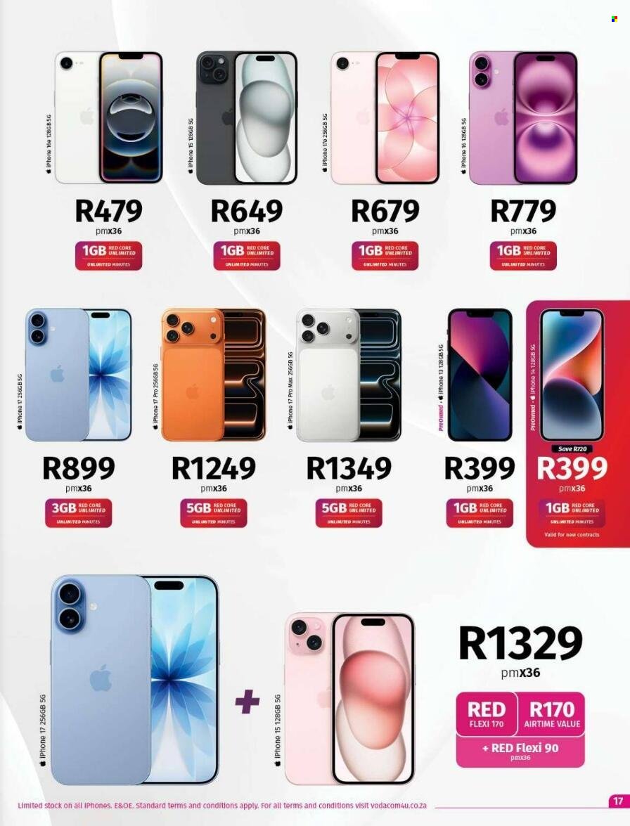 VODACOM specials - From Wednesday 7 Oct 2026