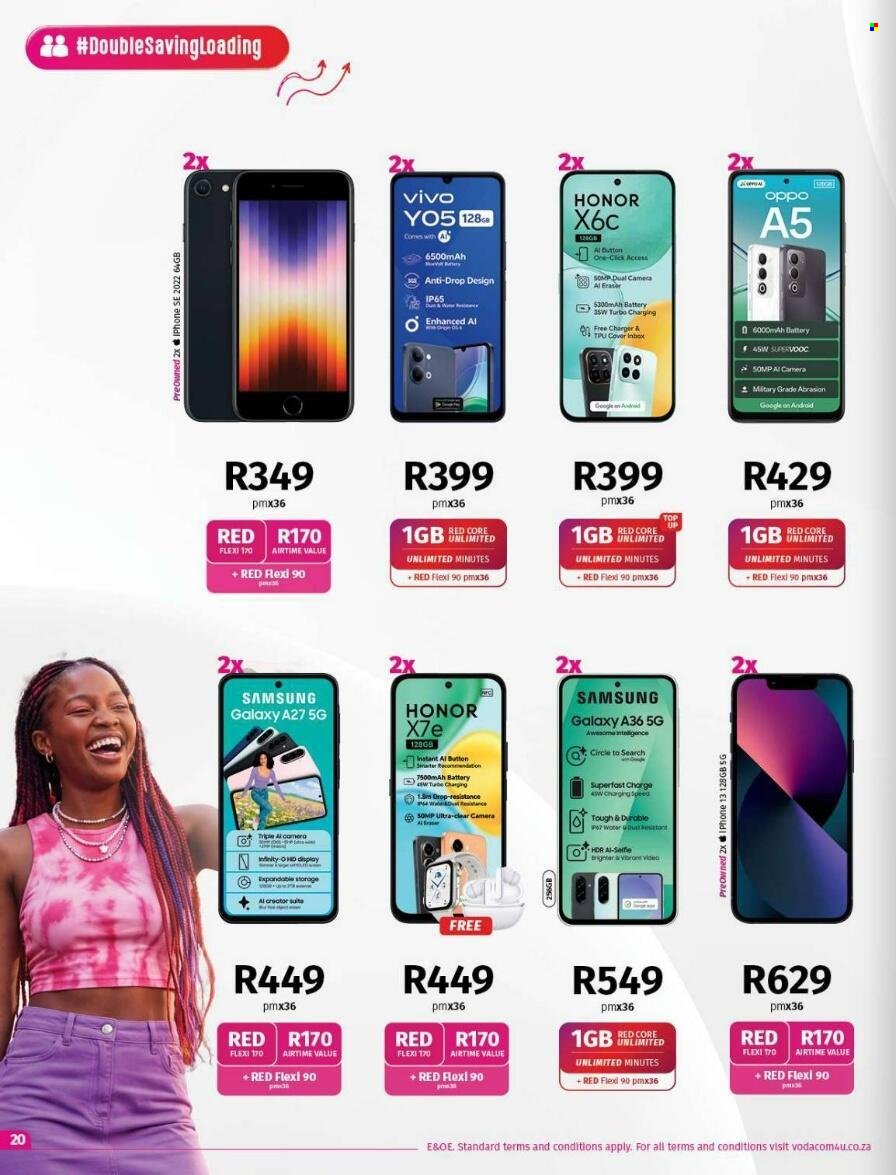 VODACOM specials - From Wednesday 7 Oct 2026