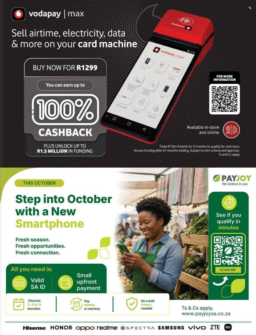 VODACOM specials - From Wednesday 7 Oct 2026