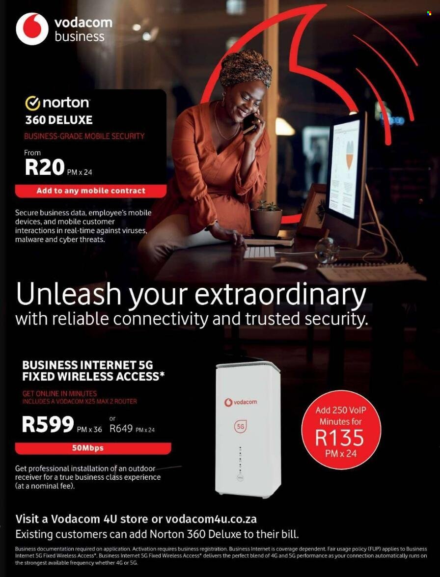 VODACOM specials - From Wednesday 7 Oct 2026