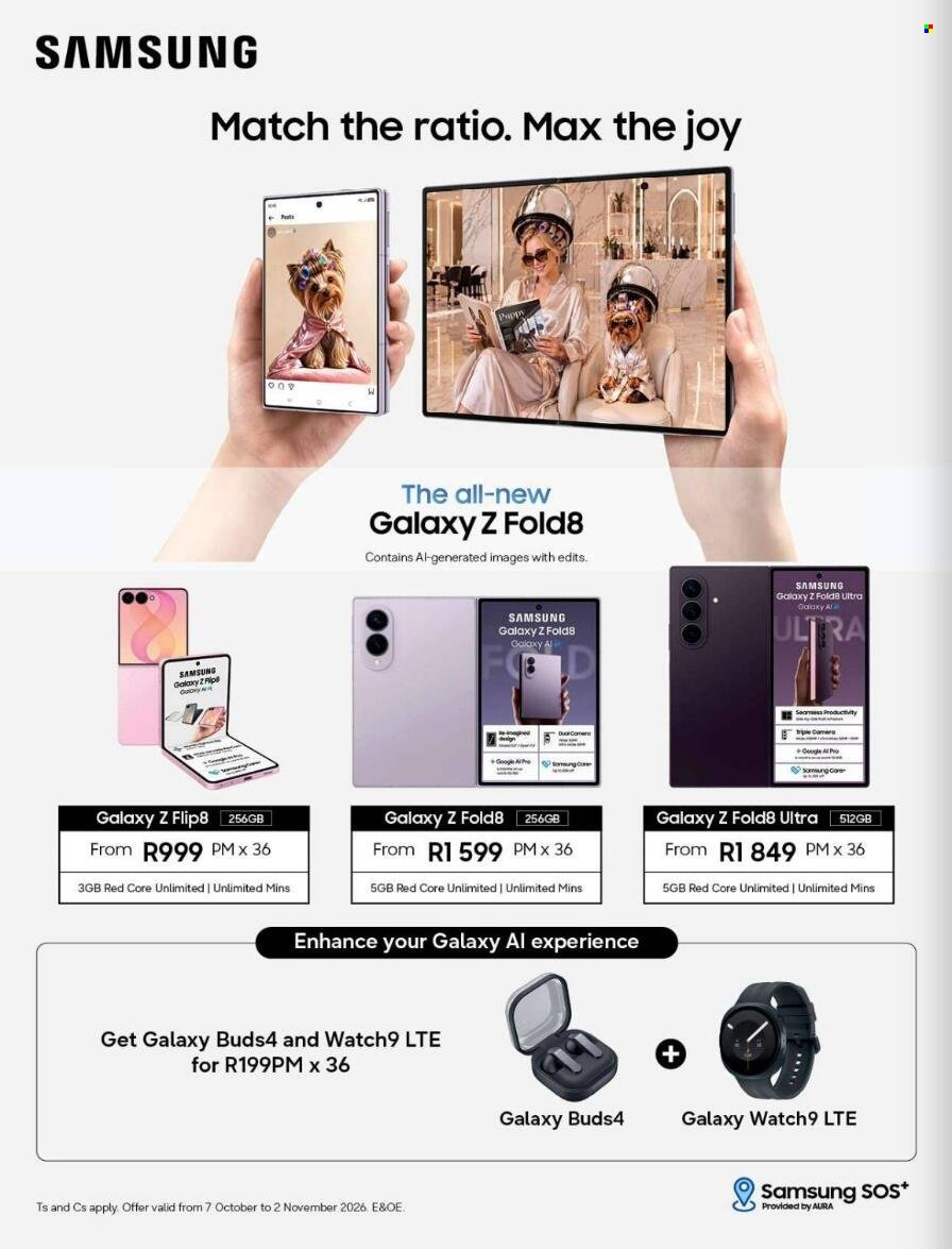 VODACOM specials - From Wednesday 7 Oct 2026
