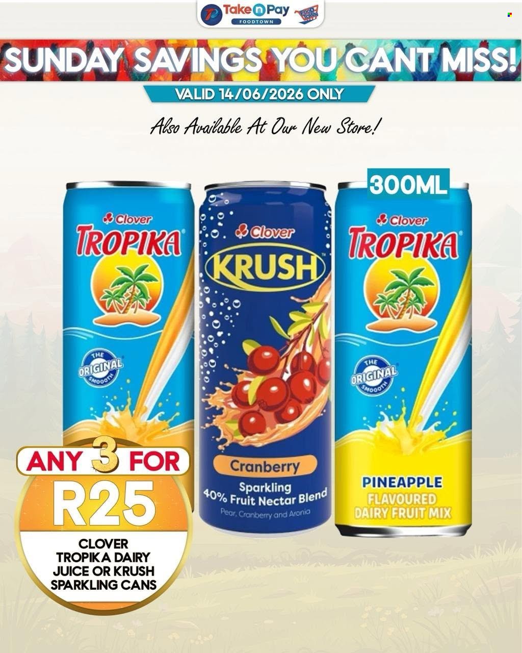 TAKE N PAY specials - From Sunday 14 Jun 2026