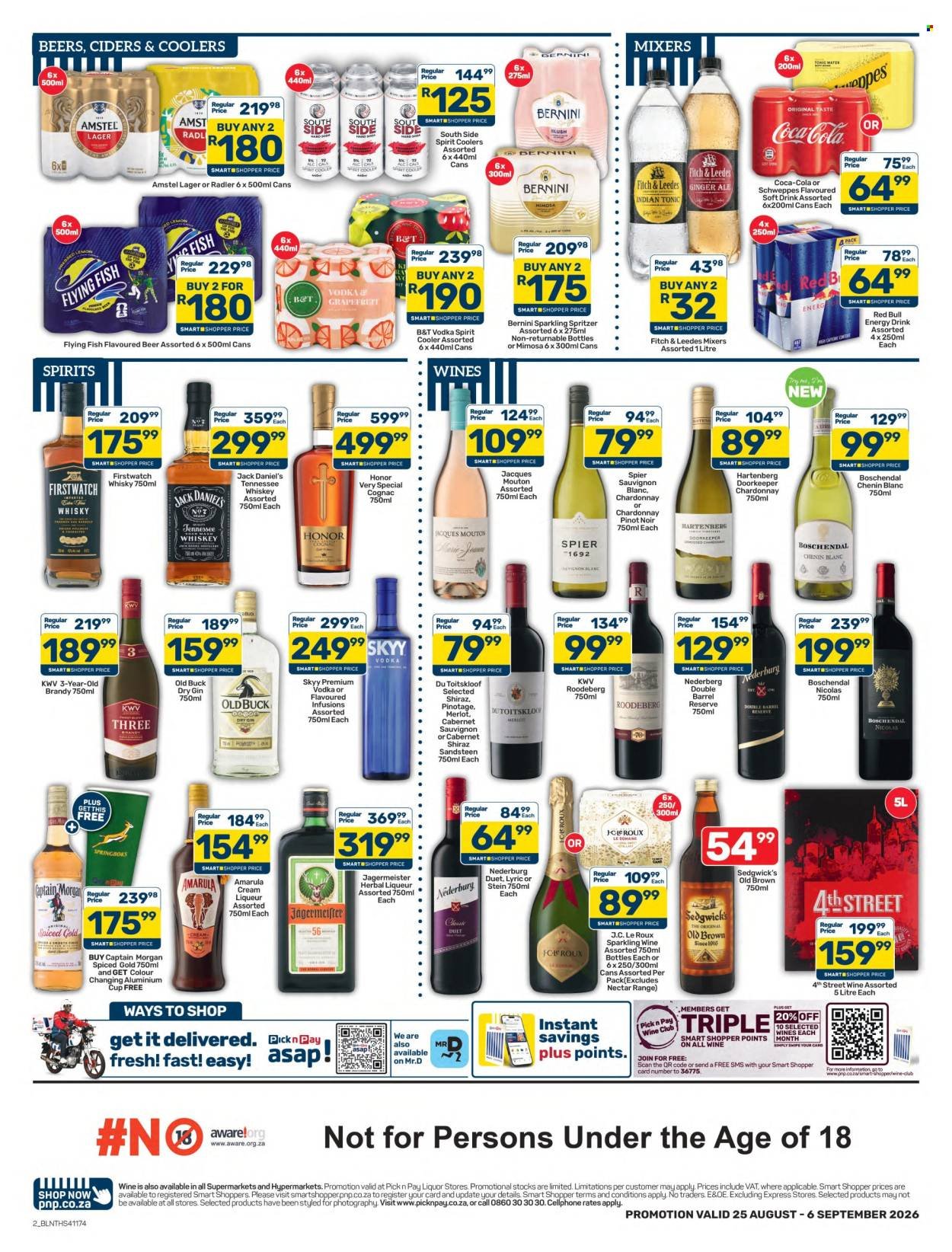 PICK N PAY specials - Liquor Specials