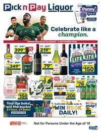 PICK N PAY specials - Liquor Specials