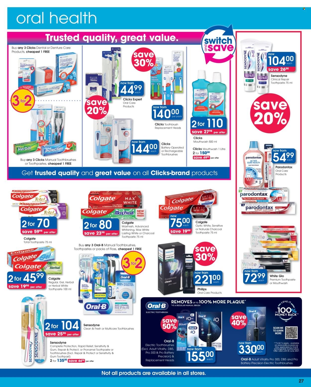 CLICKS specials - From Tuesday 11 Aug 2026