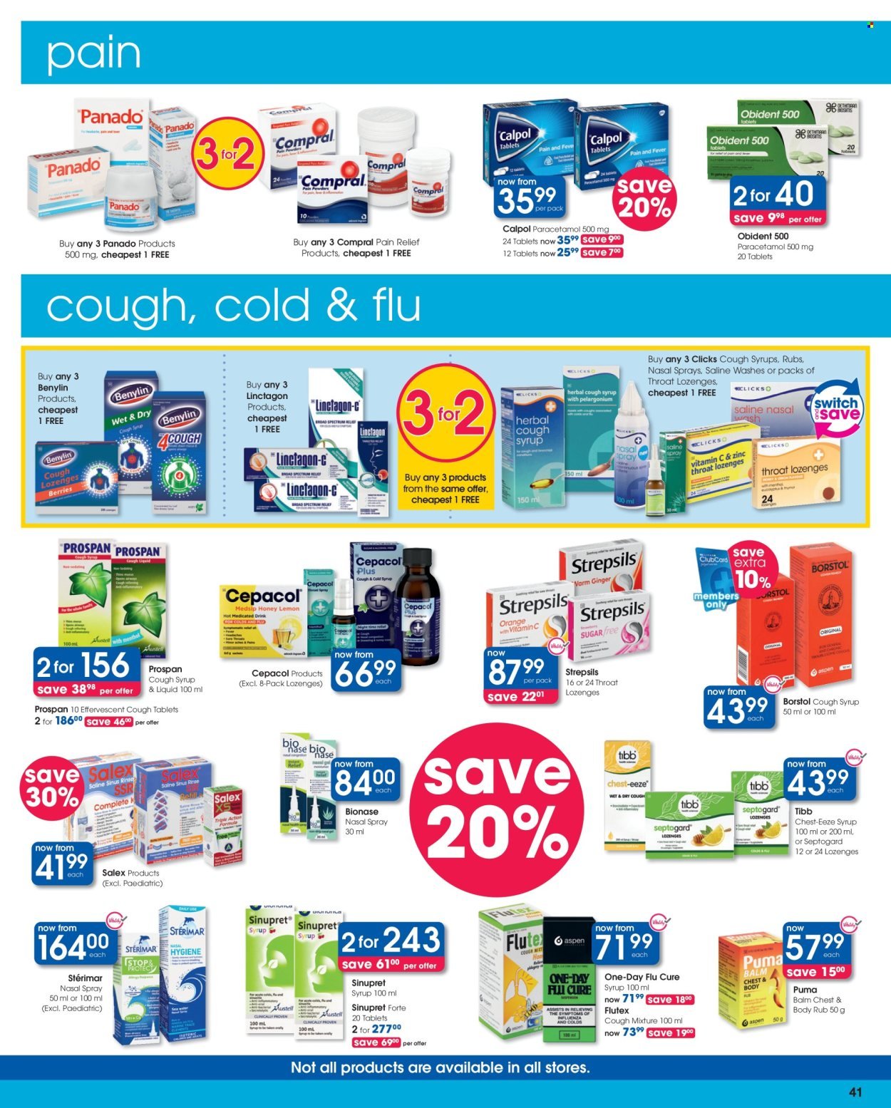 CLICKS specials - From Tuesday 11 Aug 2026