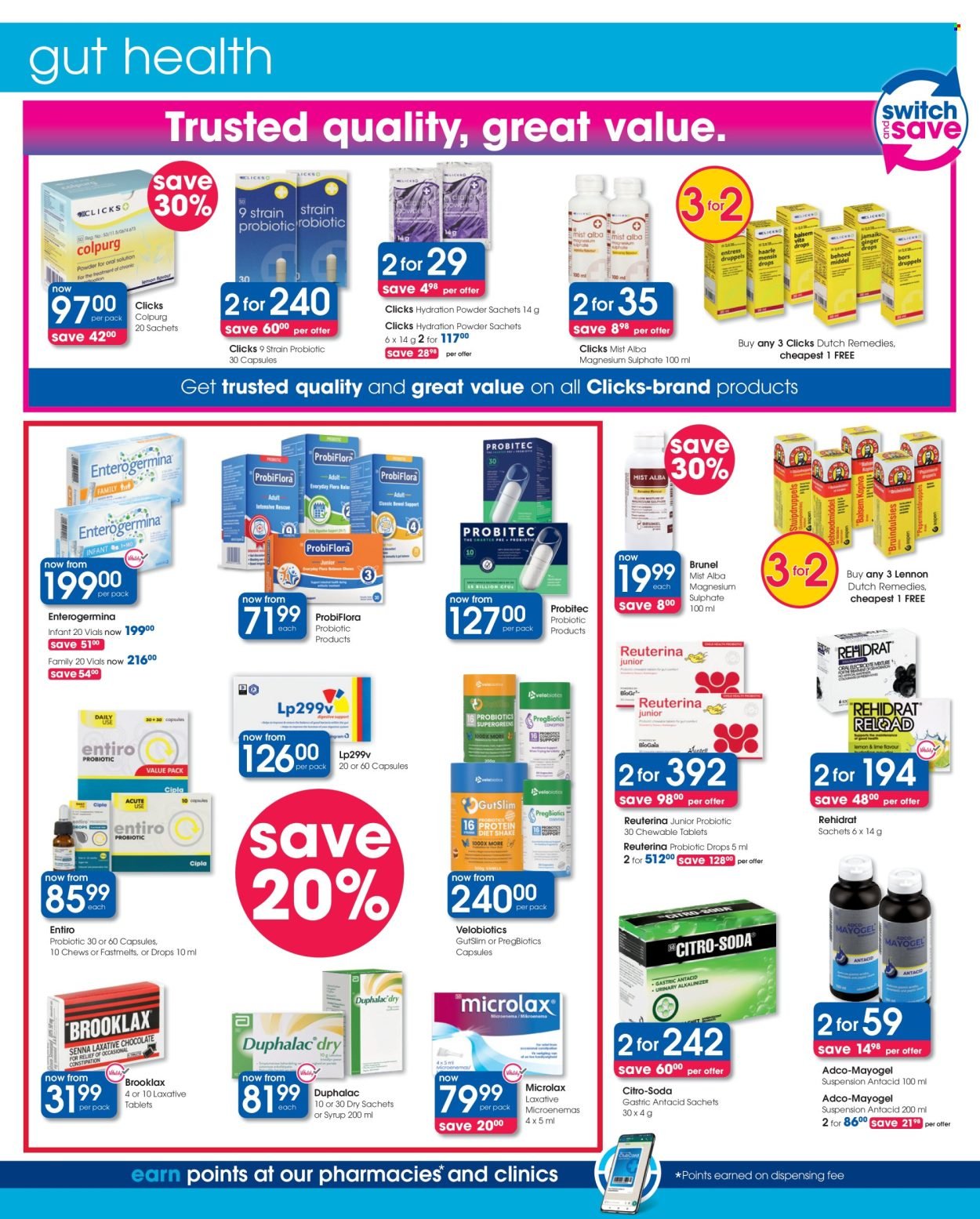 CLICKS specials - From Tuesday 11 Aug 2026