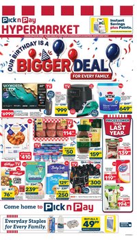 PICK N PAY specials - Hypermarket Birthday Specials