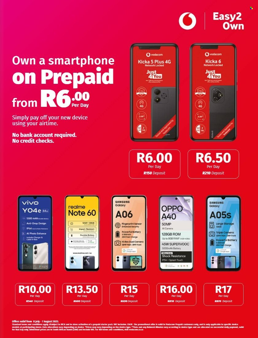 VODACOM specials - From Friday 8 Aug 2025 (2025-08-08 - 2025-09-08) | 25