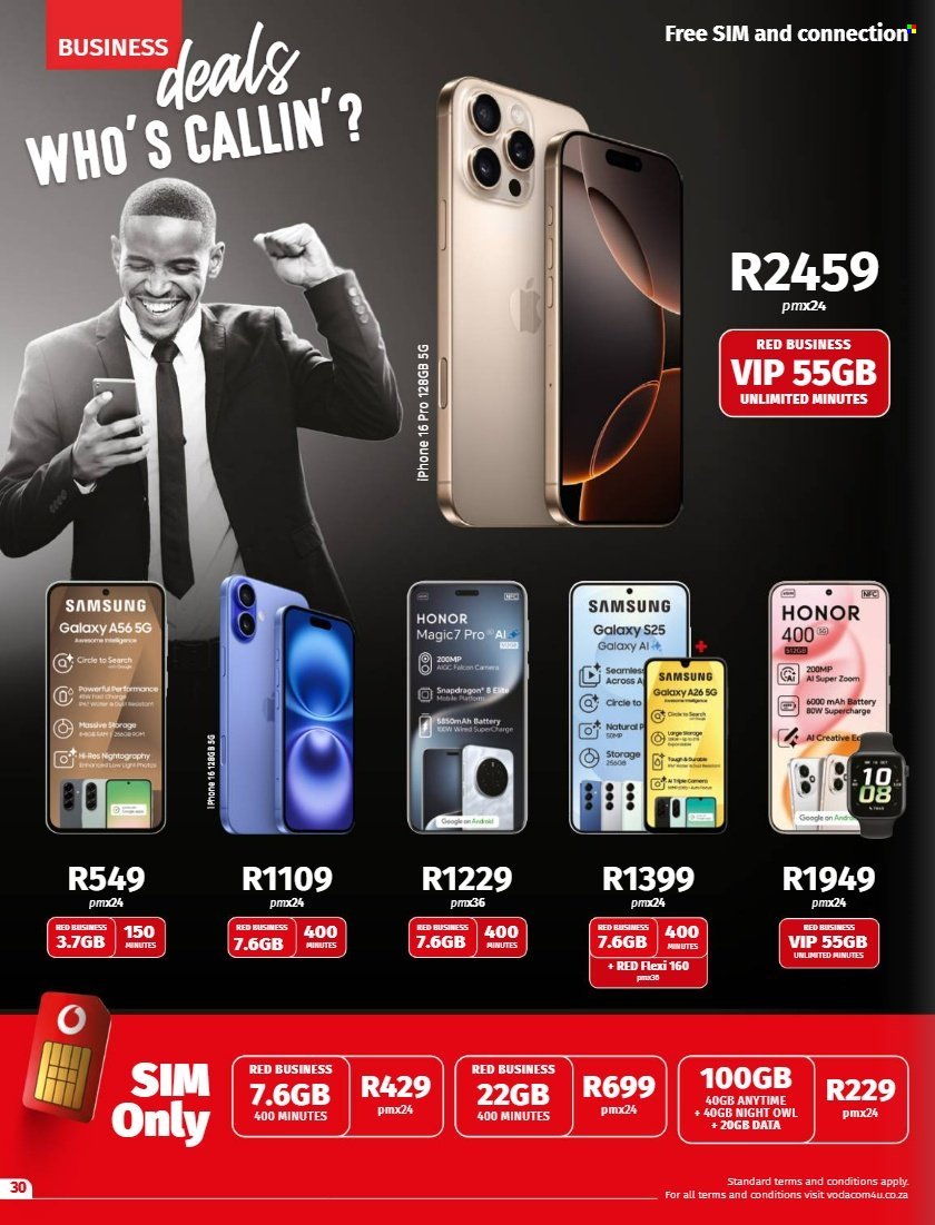 VODACOM specials - From Friday 8 Aug 2025 (2025-08-08 - 2025-09-08) | 30