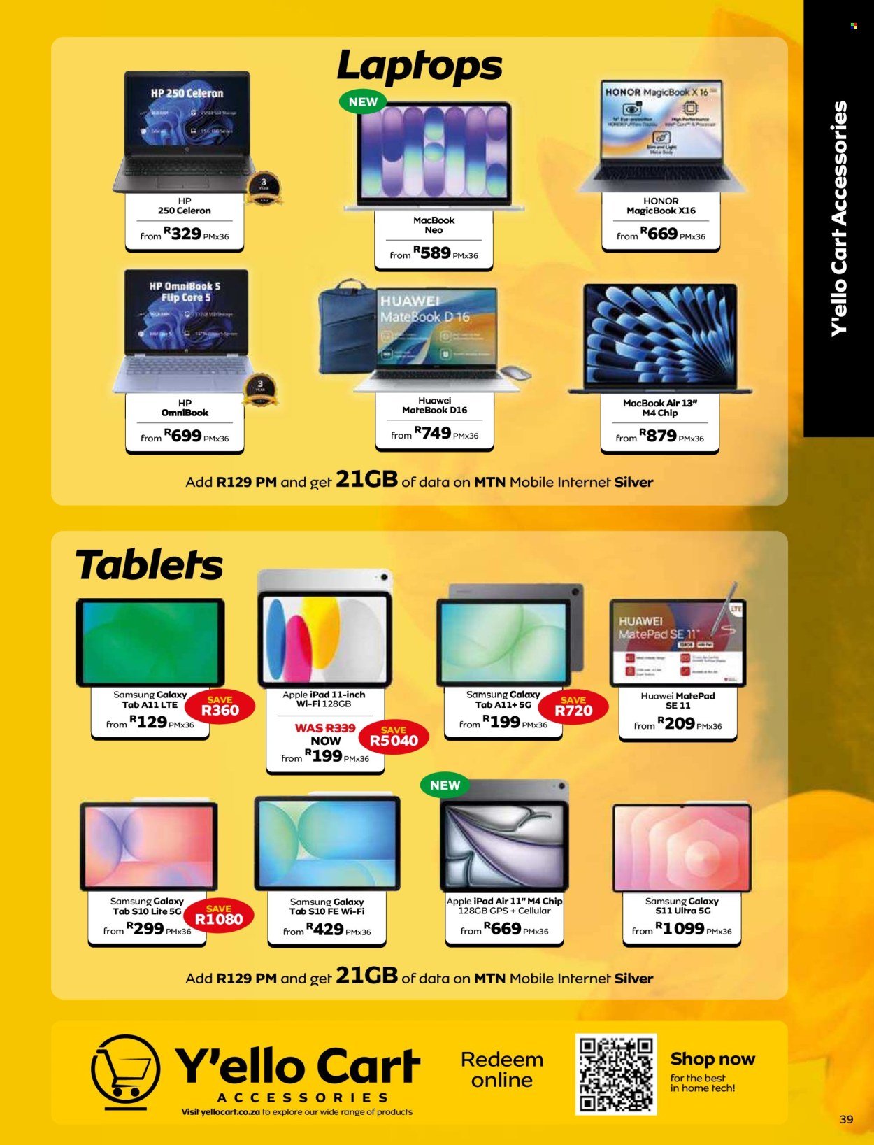 MTN specials - From Thursday 7 May 2026 (2026-05-07 - 2026-06-07) | 39