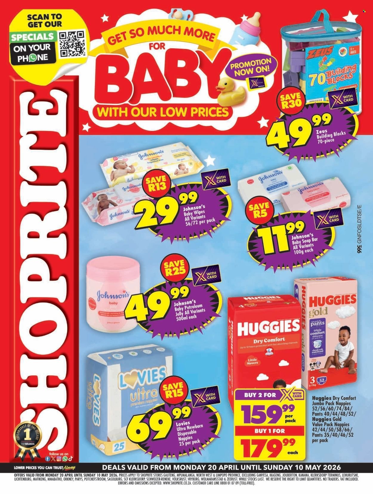 SHOPRITE specials - Baby Savings Gauteng (2026-04-20 - 2026-05-10) | 1