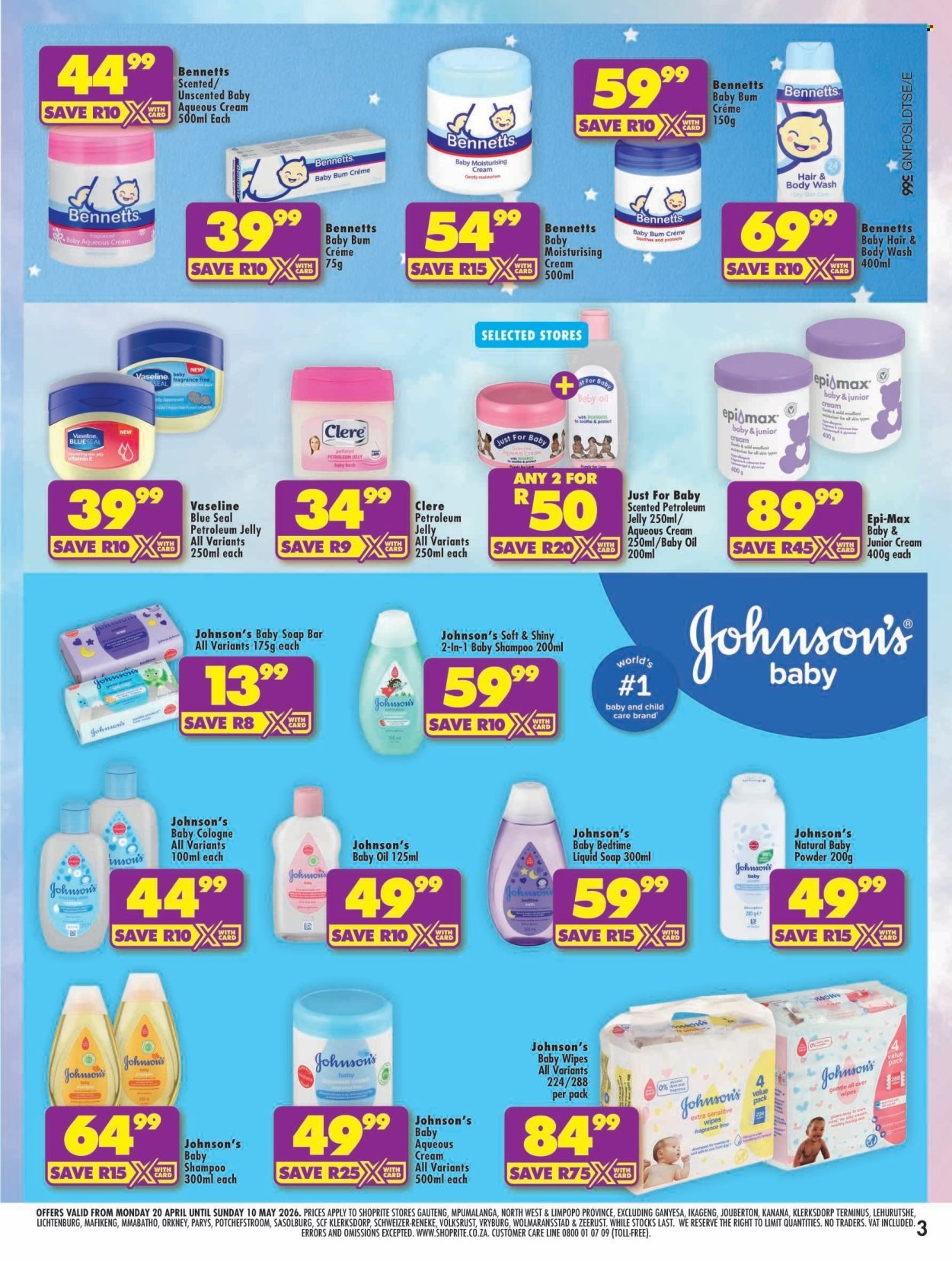 SHOPRITE specials - Baby Savings Gauteng (2026-04-20 - 2026-05-10) | 3