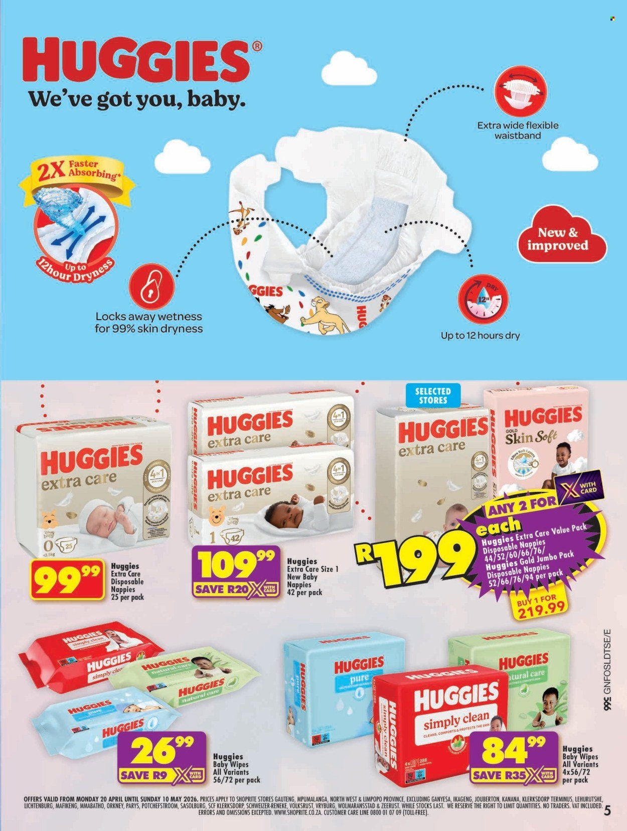 SHOPRITE specials - Baby Savings Gauteng (2026-04-20 - 2026-05-10) | 5